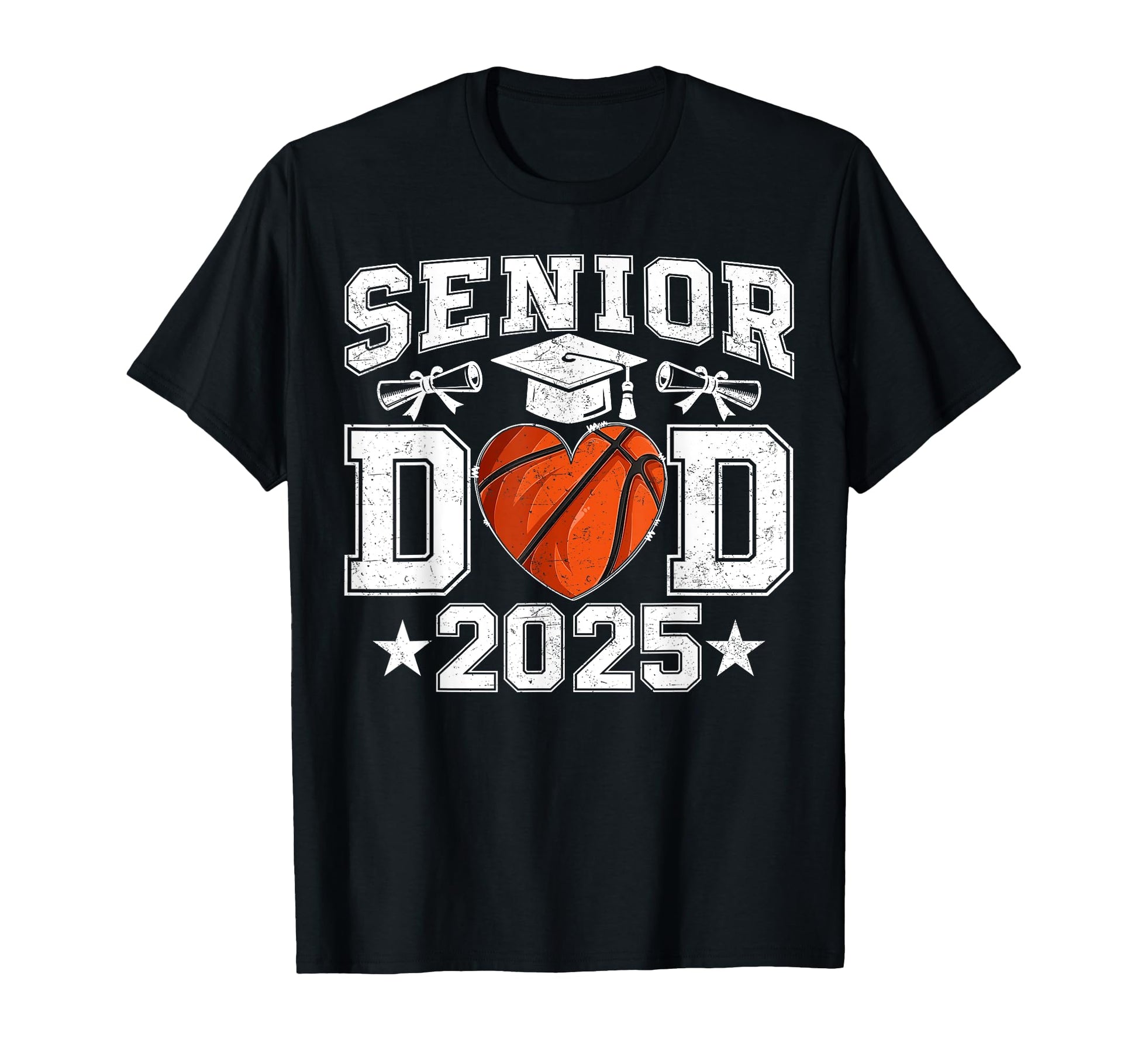 Senior Dad 2025 Basketball Class 2025 T-Shirt - Streetwear Style Men Women - T-Shirt, Sweatshirt, Hoodie