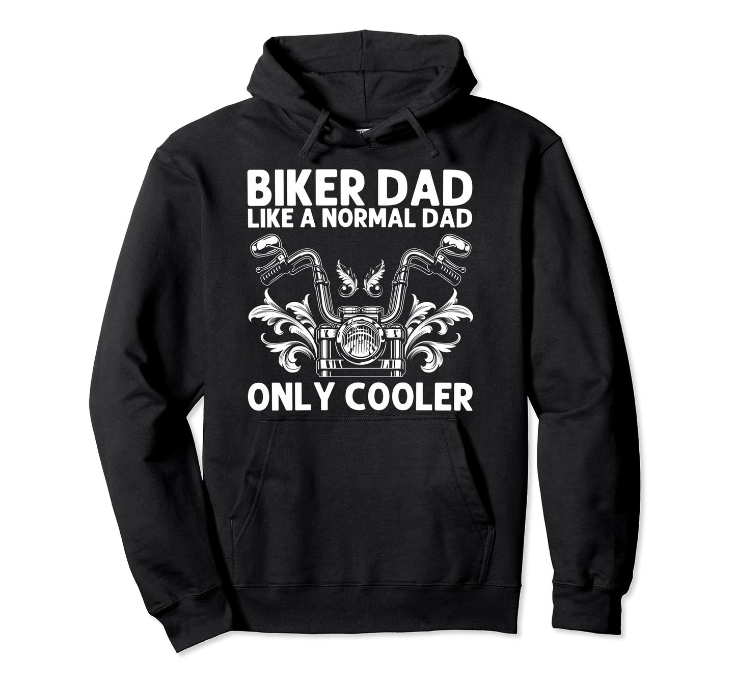 Funny Motorcycle Dad Grandpa Hoodie - Streetwear Style for Adults - T-Shirt, Sweatshirt, Hoodie