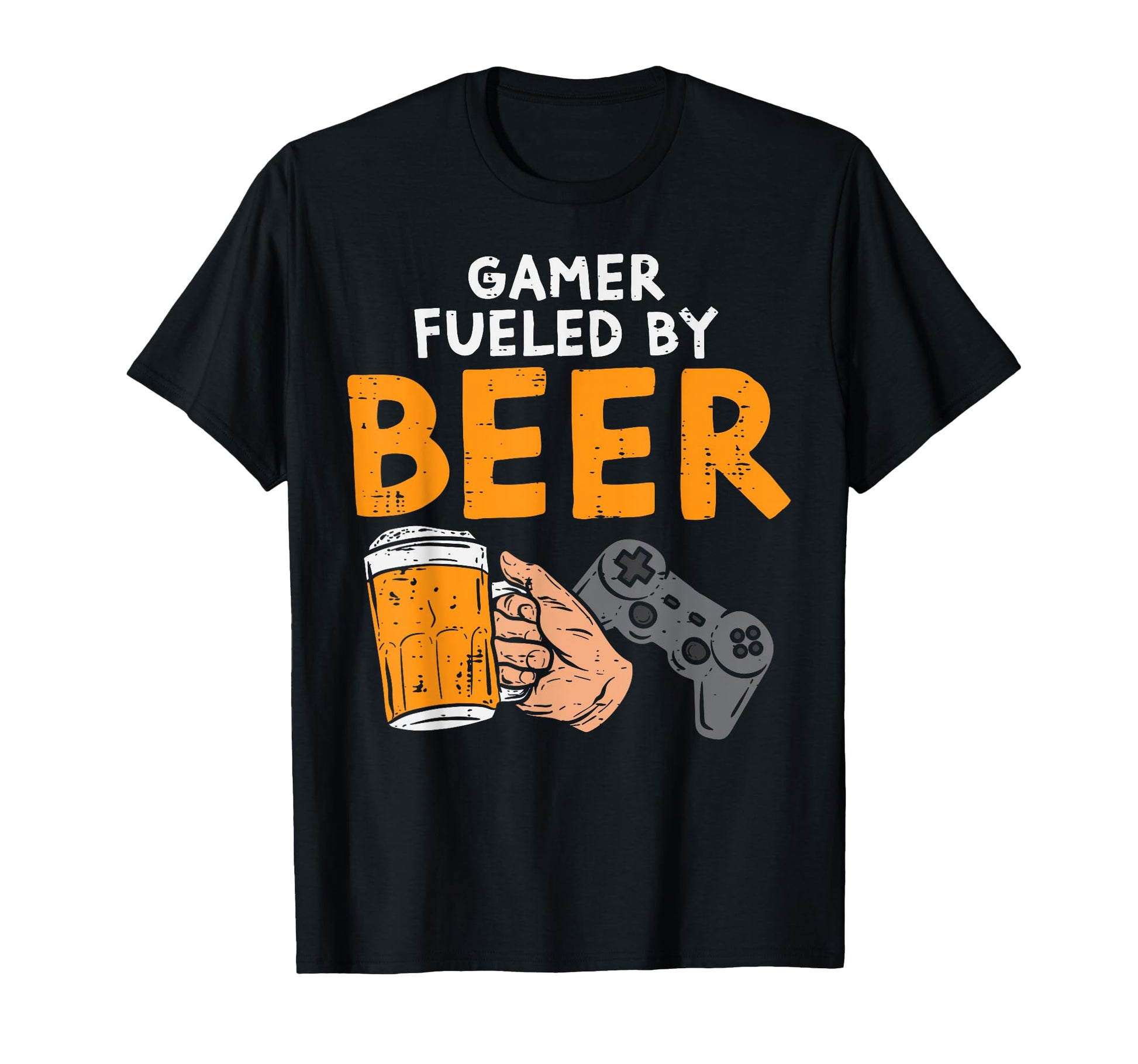 Gamer Fueled Funny Video Game T-Shirt - Casual Everyday Wear for Adults - T-Shirt, Sweatshirt, Hoodie