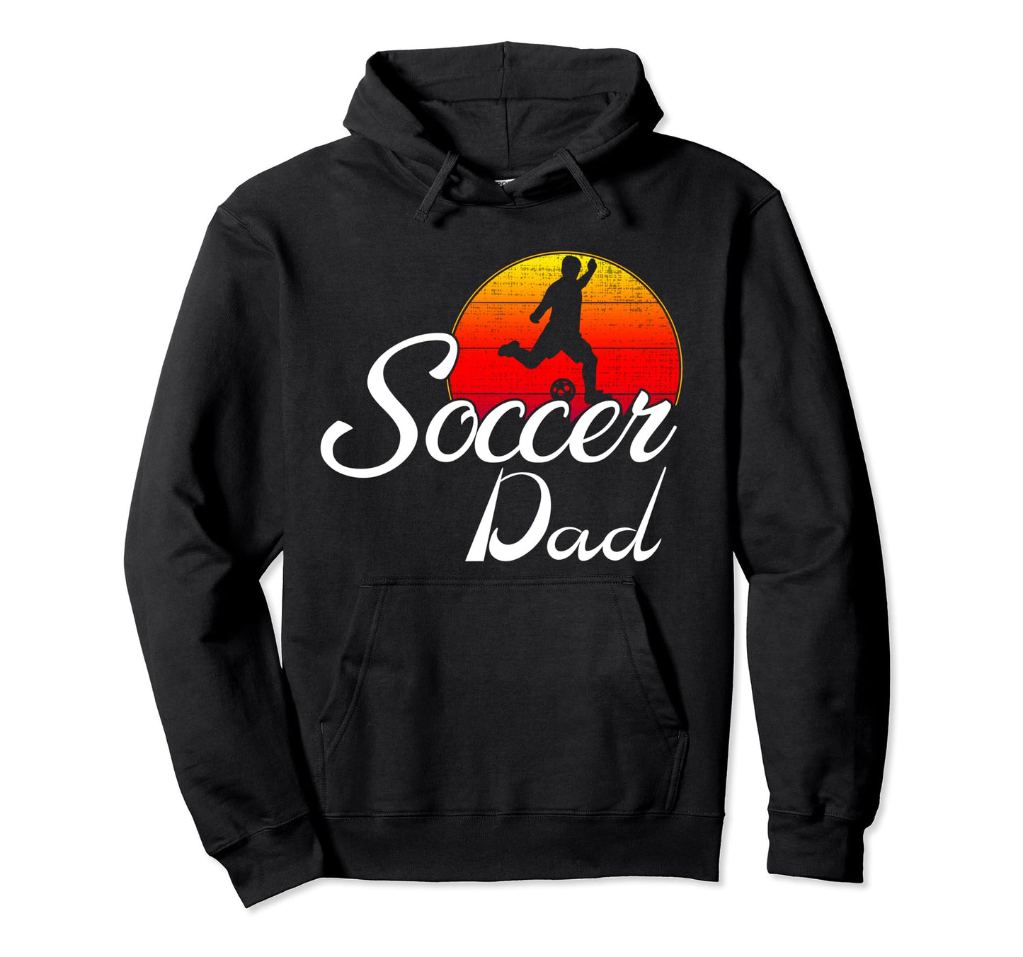 Soccer Dad Sunset Football Player Hoodie - Streetwear Style for Adults - T-Shirt, Sweatshirt, Hoodie