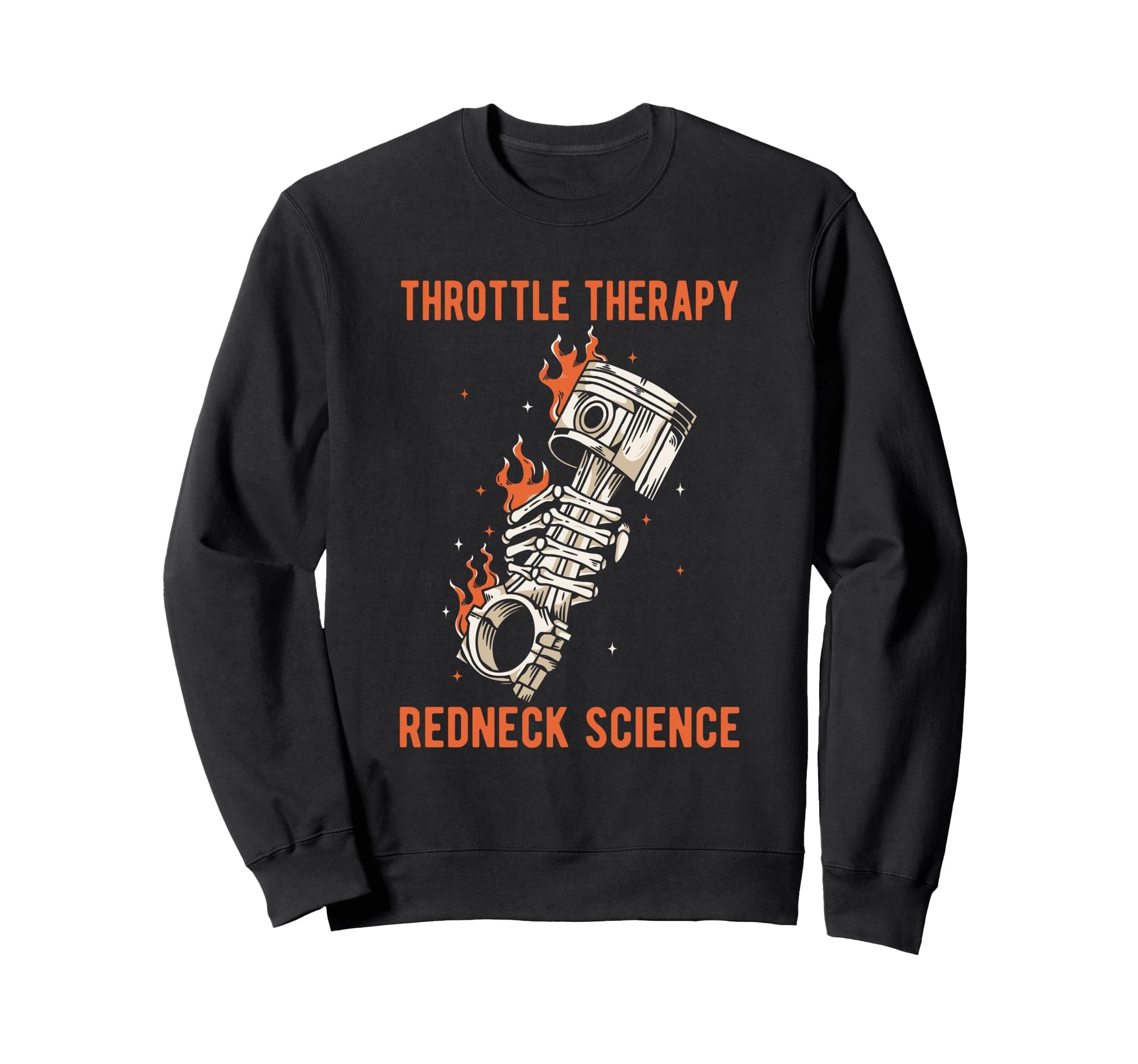 Throttle Garage Therapy Sweatshirt - Casual Everyday Wear for Adults - T-Shirt, Sweatshirt, Hoodie