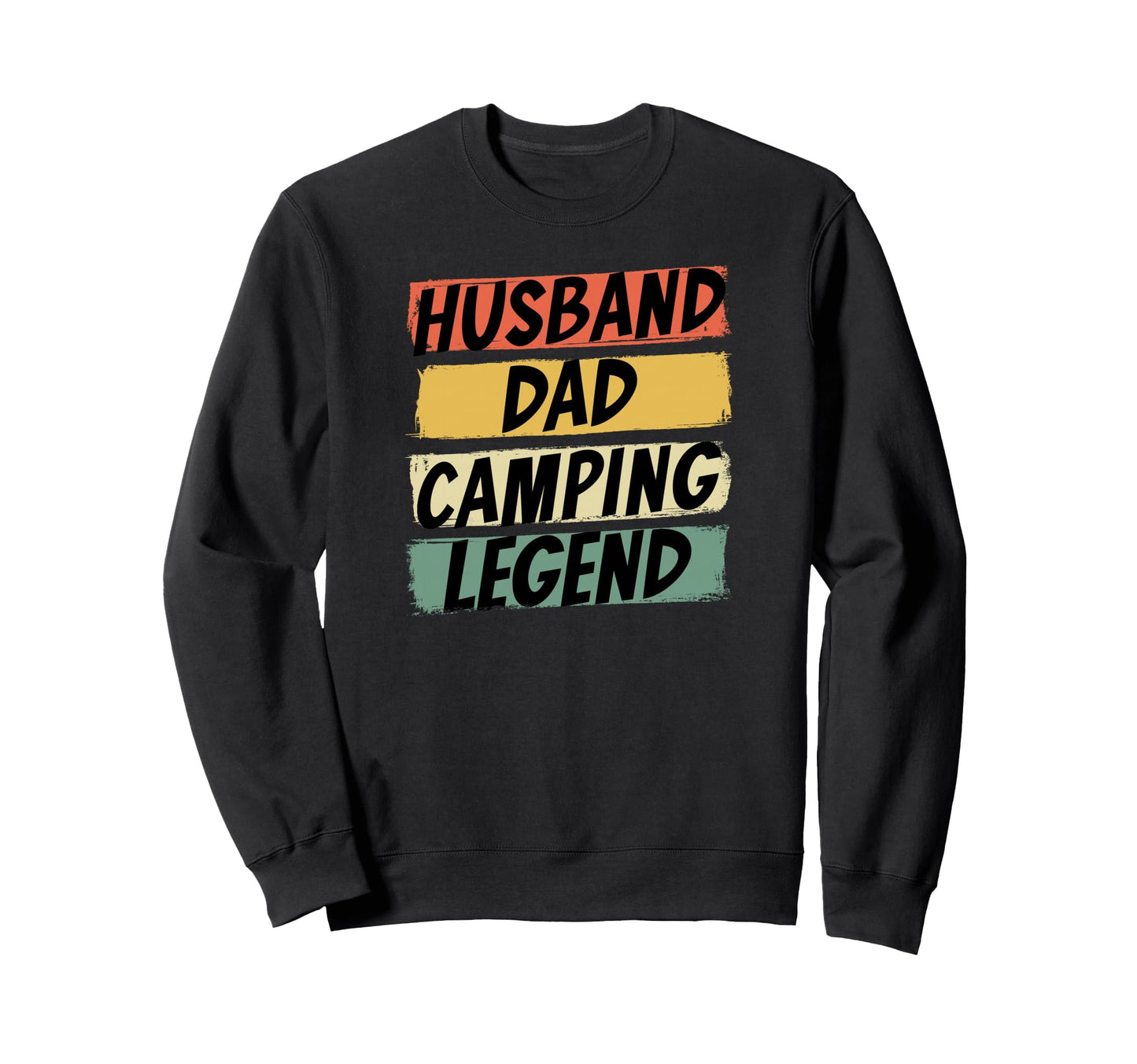 Camper Husband Dad Camping Legend Sweatshirt - Graphic Print Unisex - T-Shirt, Sweatshirt, Hoodie