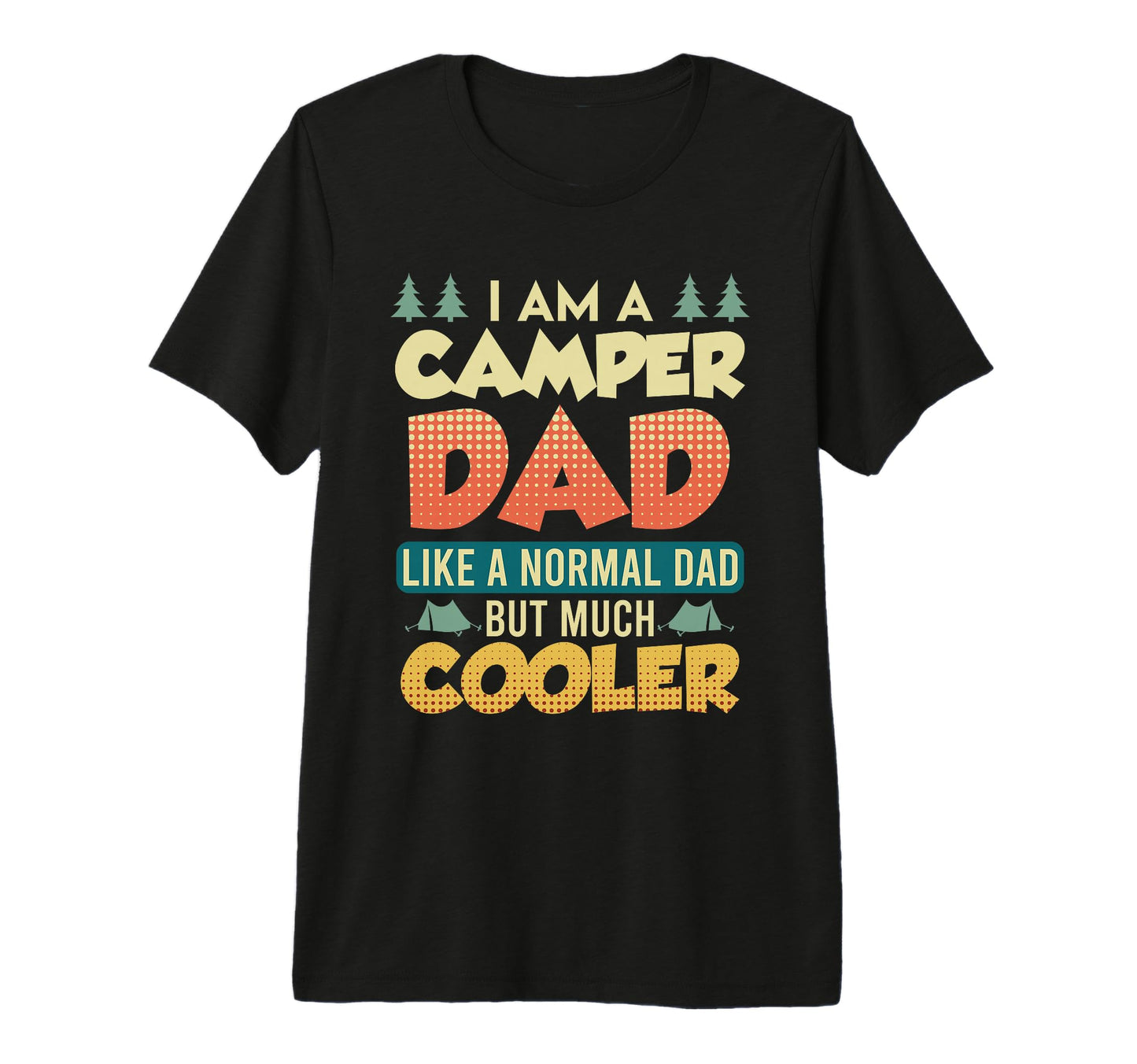 Funny Camper Dad And Camping Sweatshirt - Minimalist Print for Adults - T-Shirt, Sweatshirt, Hoodie