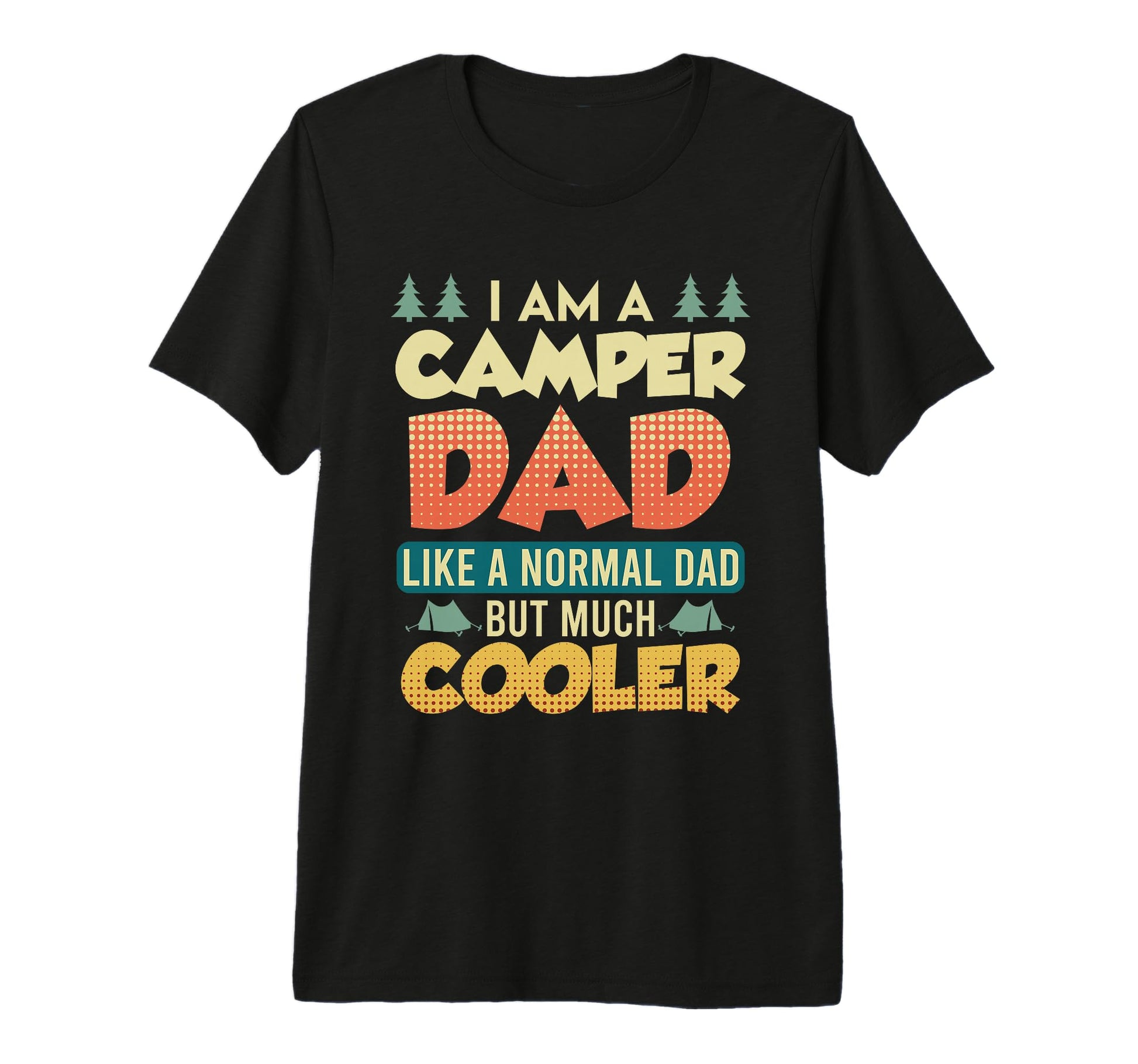 Funny Camper Dad And Camping Sweatshirt - Minimalist Print for Adults - T-Shirt, Sweatshirt, Hoodie