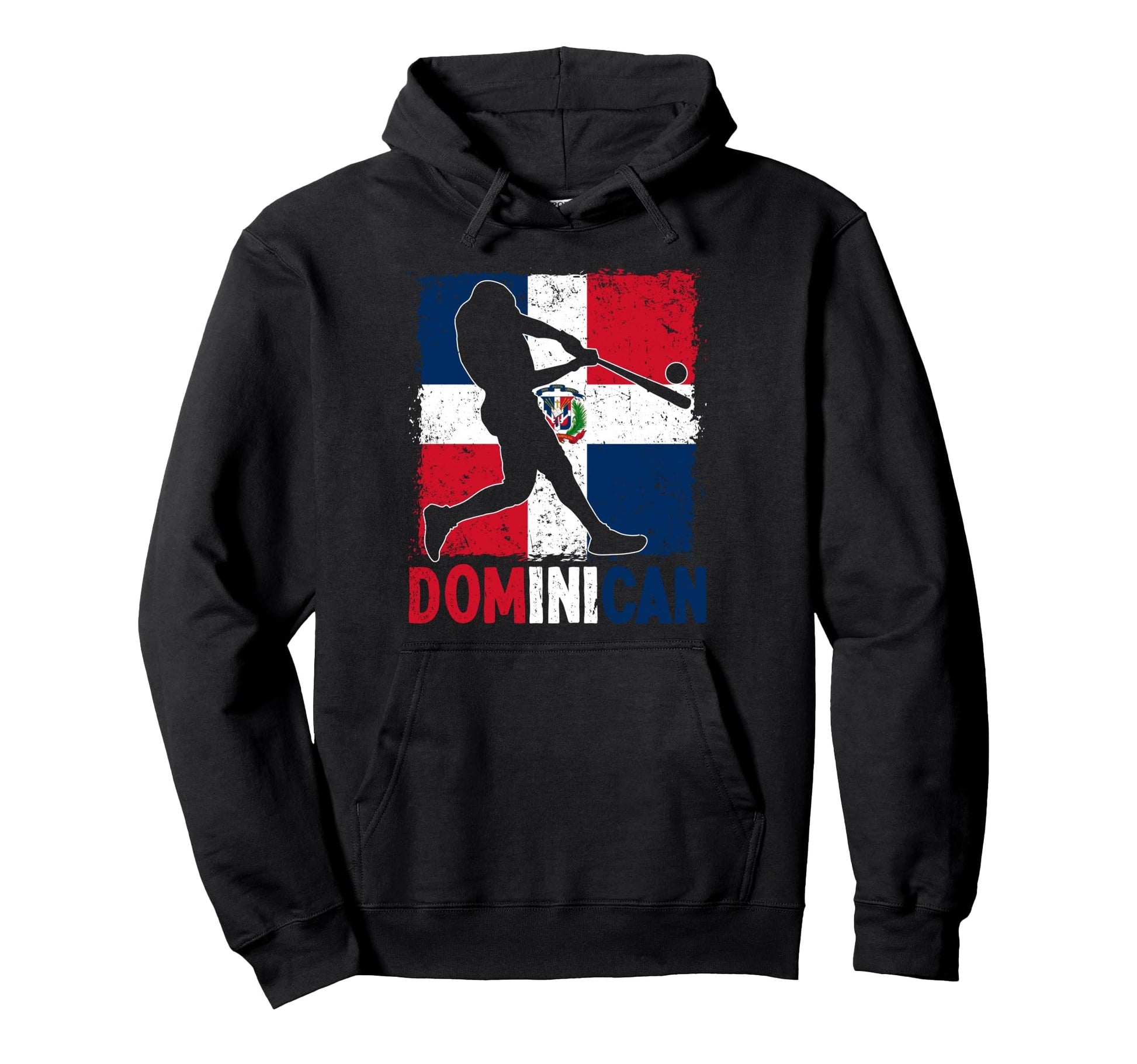 Dominican Baseball Player Dominica Hoodie - Fun Novelty Design Men Women - T-Shirt, Sweatshirt, Hoodie