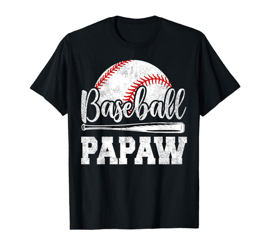 Baseball Papaw Baseball Player Game T-Shirt - Novelty Apparel for Adults - T-Shirt, Sweatshirt, Hoodie