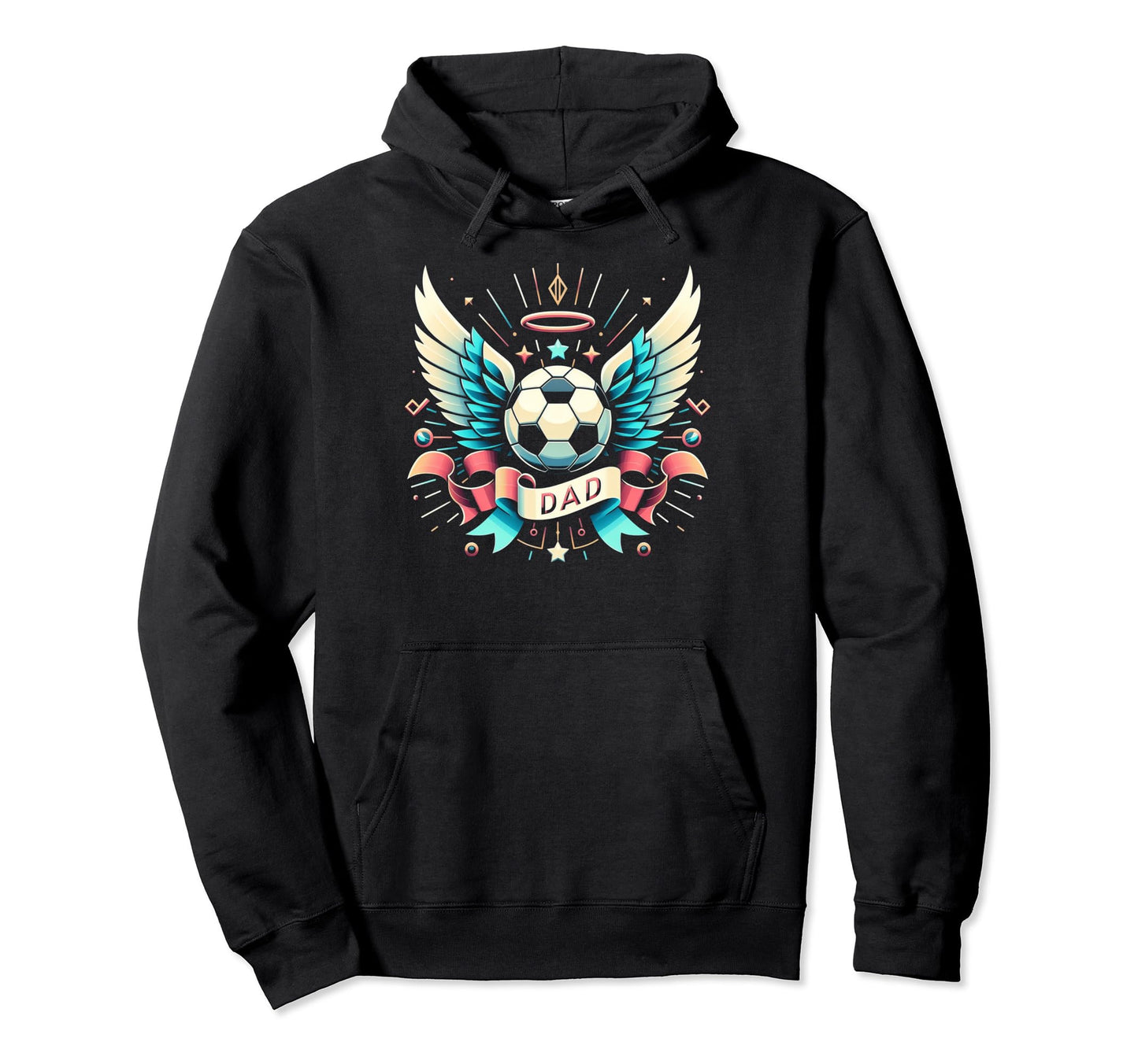 Soccer Dad Family Matching Dad Fathers Day Hoodie - Unique Graphic Unisex - T-Shirt, Sweatshirt, Hoodie