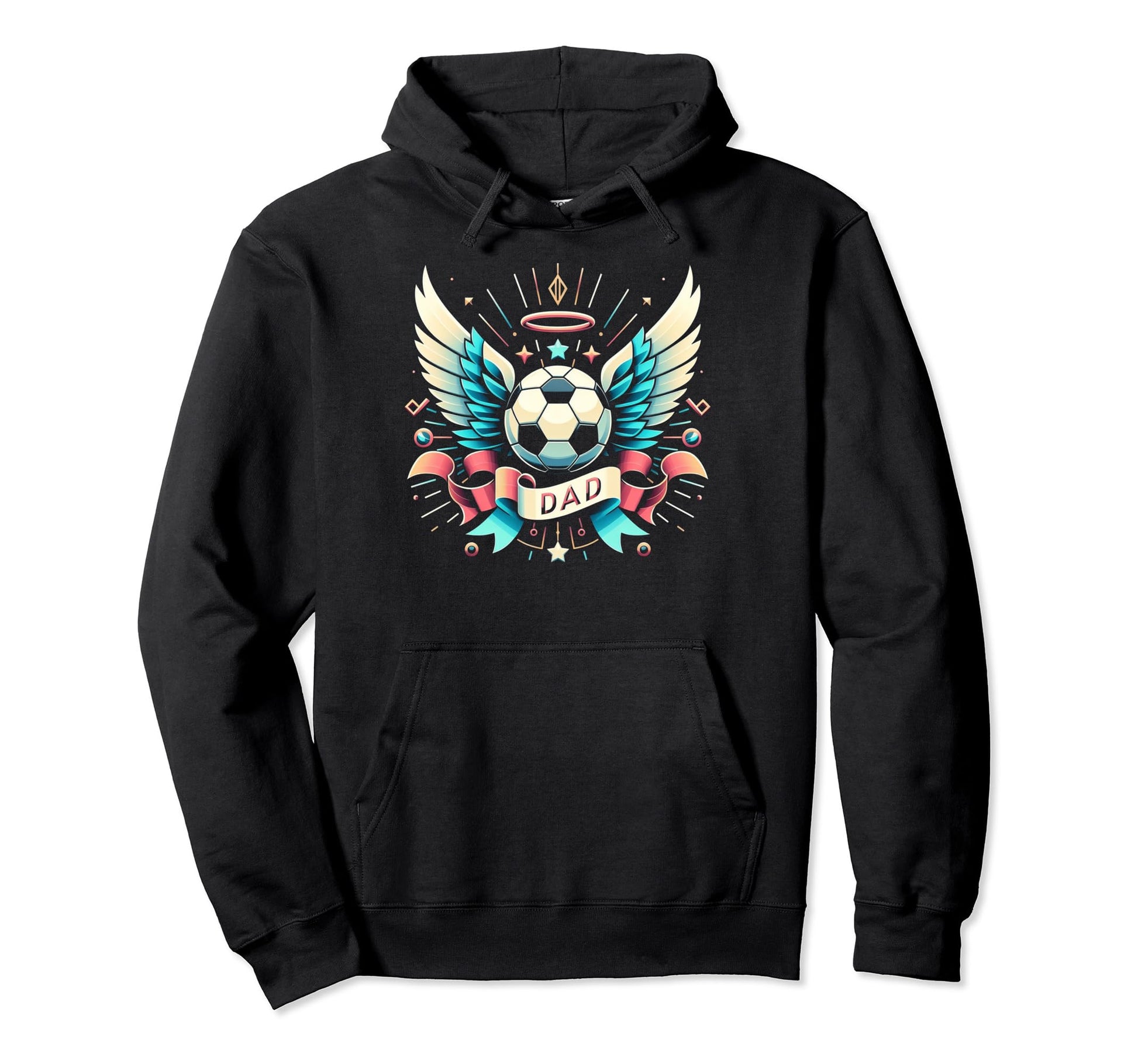 Soccer Dad Family Matching Dad Fathers Day Hoodie - Unique Graphic Unisex - T-Shirt, Sweatshirt, Hoodie
