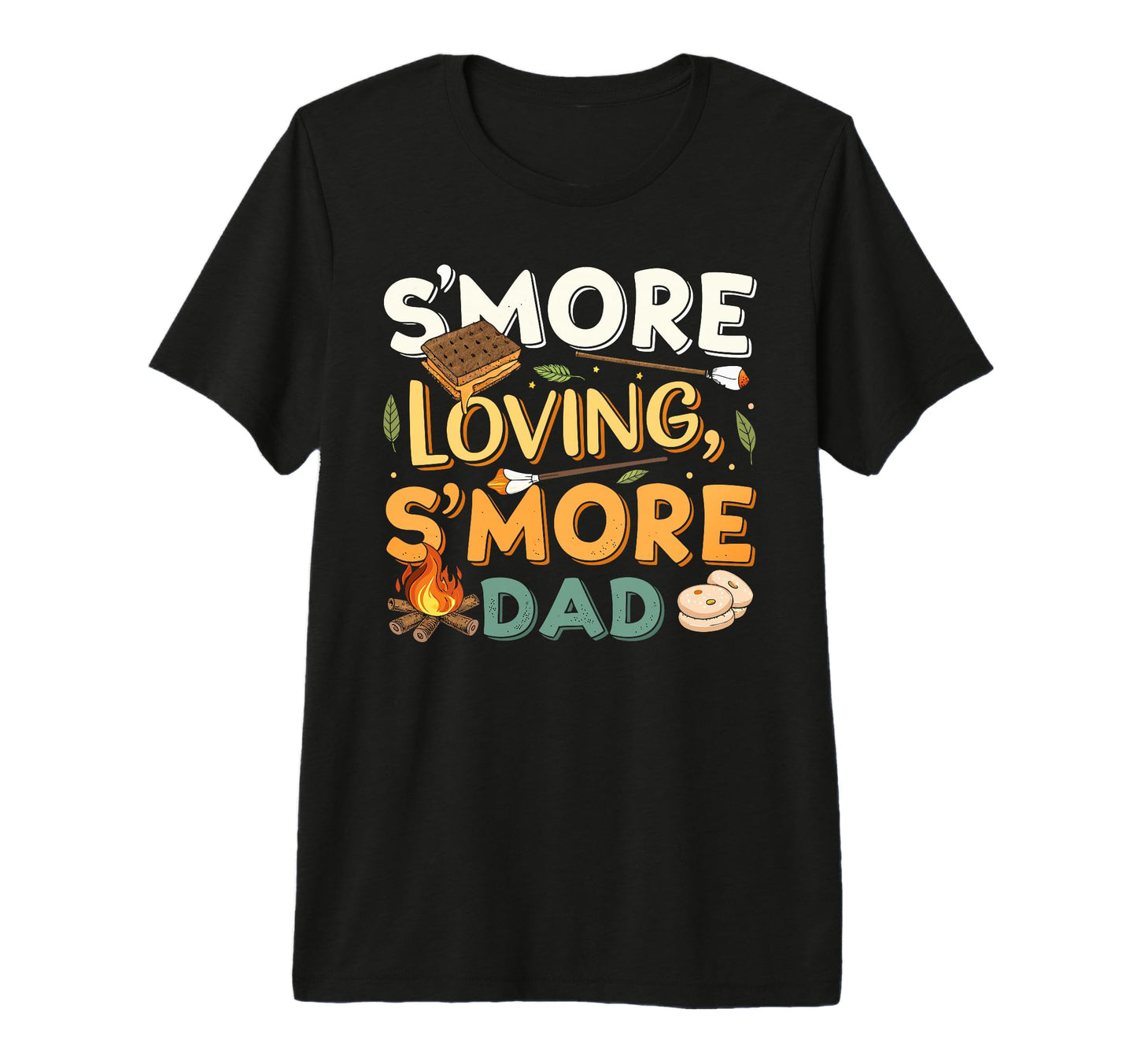 Smore Loving Smore Dad Fathers Day T-Shirt - Streetwear Style Unisex - T-Shirt, Sweatshirt, Hoodie