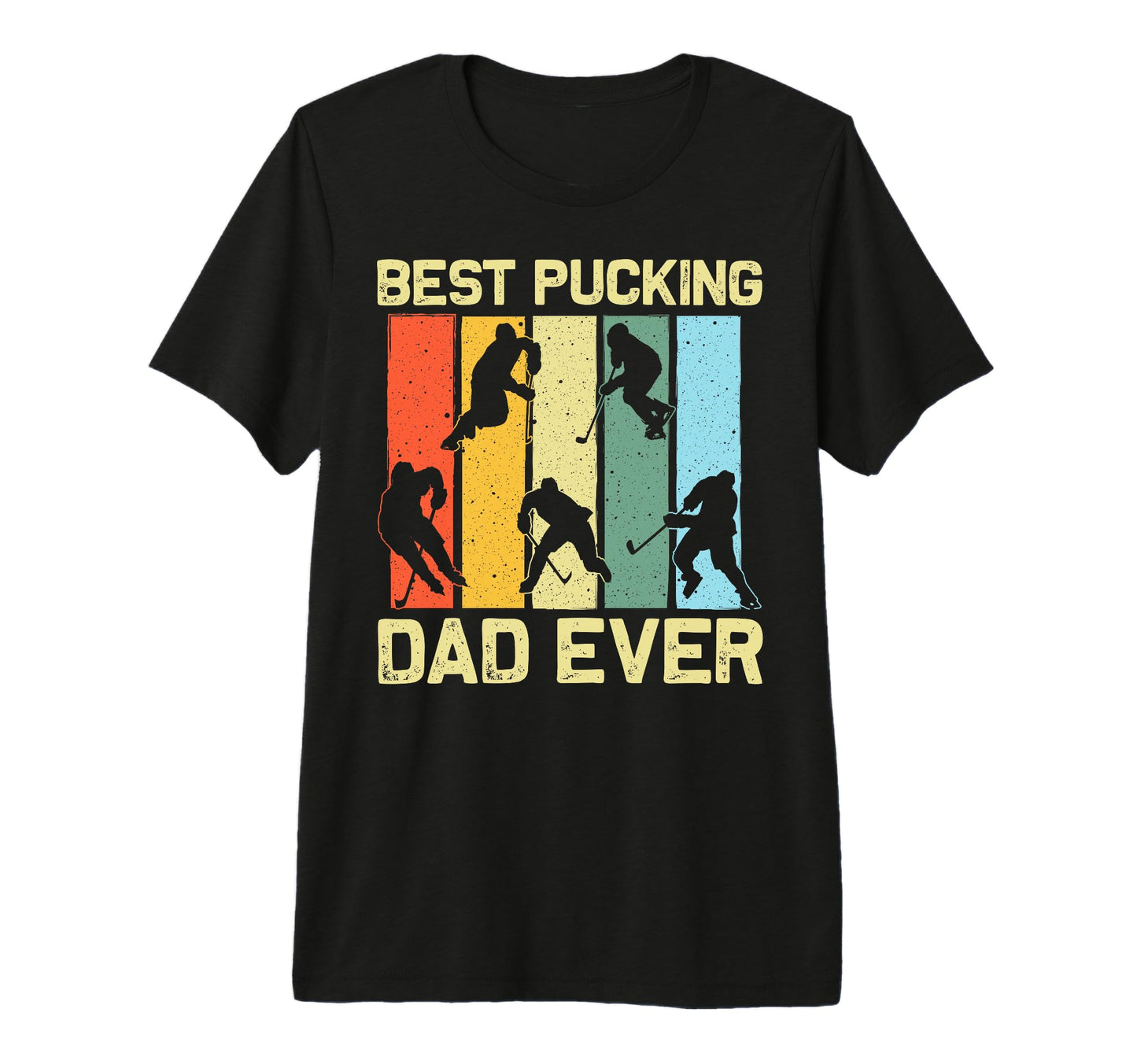 Ice Hockey Dad Father Player Goalie Hockey T-Shirt - Graphic Print Unisex - T-Shirt, Sweatshirt, Hoodie
