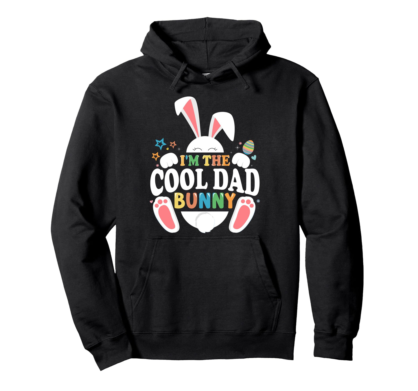 Im Dad Bunny Easter Matching Fun Hoodie - Graphic Print for Adults - T-Shirt, Sweatshirt, Hoodie