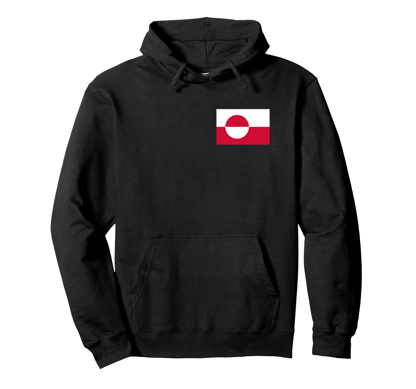 Greenlandic Flag Greenland Hoodie - Streetwear Style Unisex - T-Shirt, Sweatshirt, Hoodie