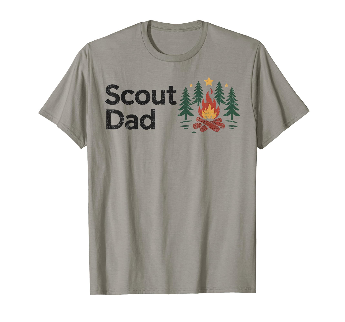Scout Dad Camping Campfire Outdoor Skills T-Shirt - Unique Graphic Unisex - T-Shirt, Sweatshirt, Hoodie