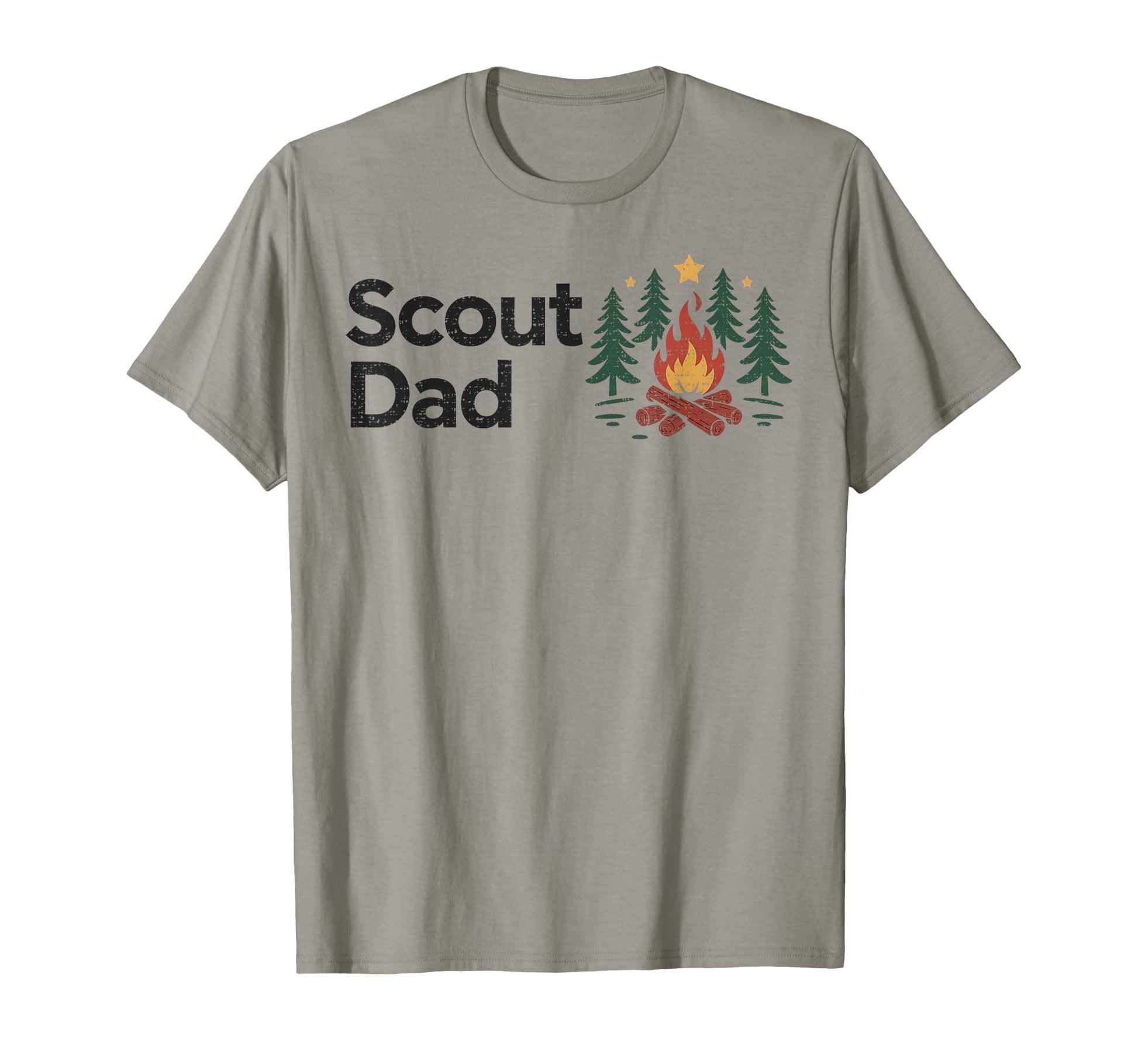Scout Dad Camping Campfire Outdoor Skills T-Shirt - Unique Graphic Unisex - T-Shirt, Sweatshirt, Hoodie