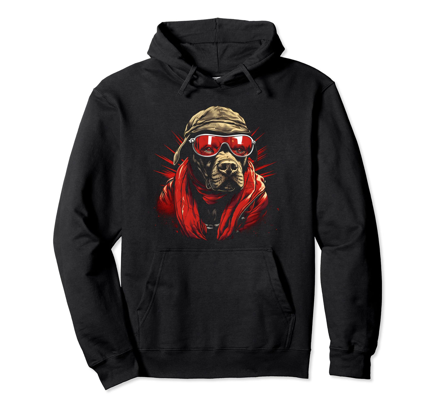 Motorcycle Dad Biker Dog Boxer Dad Rider Hoodie - Graphic Print Unisex - T-Shirt, Sweatshirt, Hoodie