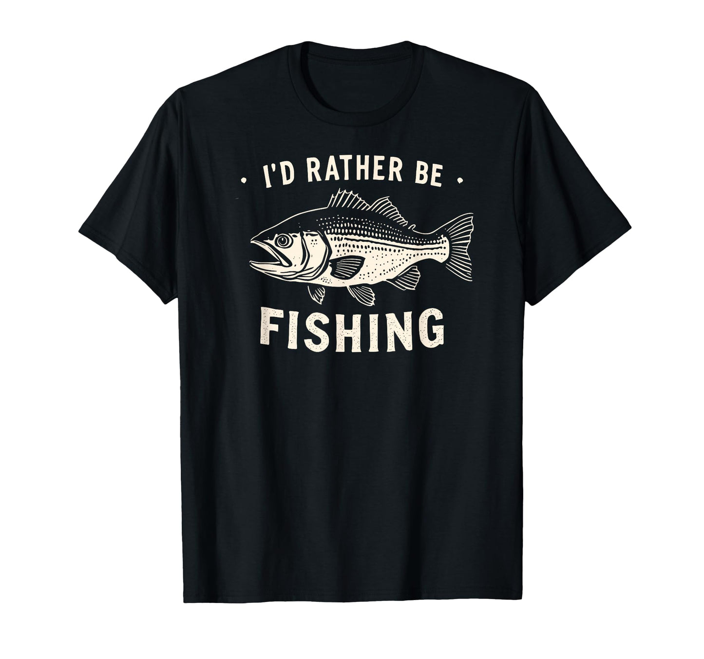 Id Rather Be Fishing Fish Fan Fisherman T-Shirt - Unique Graphic Unisex - T-Shirt, Sweatshirt, Hoodie