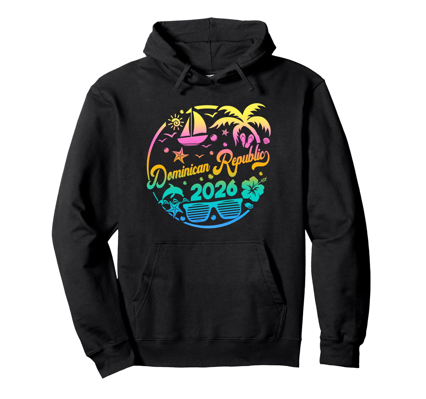 Dominican Republic 2026 Family Hoodie - Casual Everyday Wear for Adults - T-Shirt, Sweatshirt, Hoodie