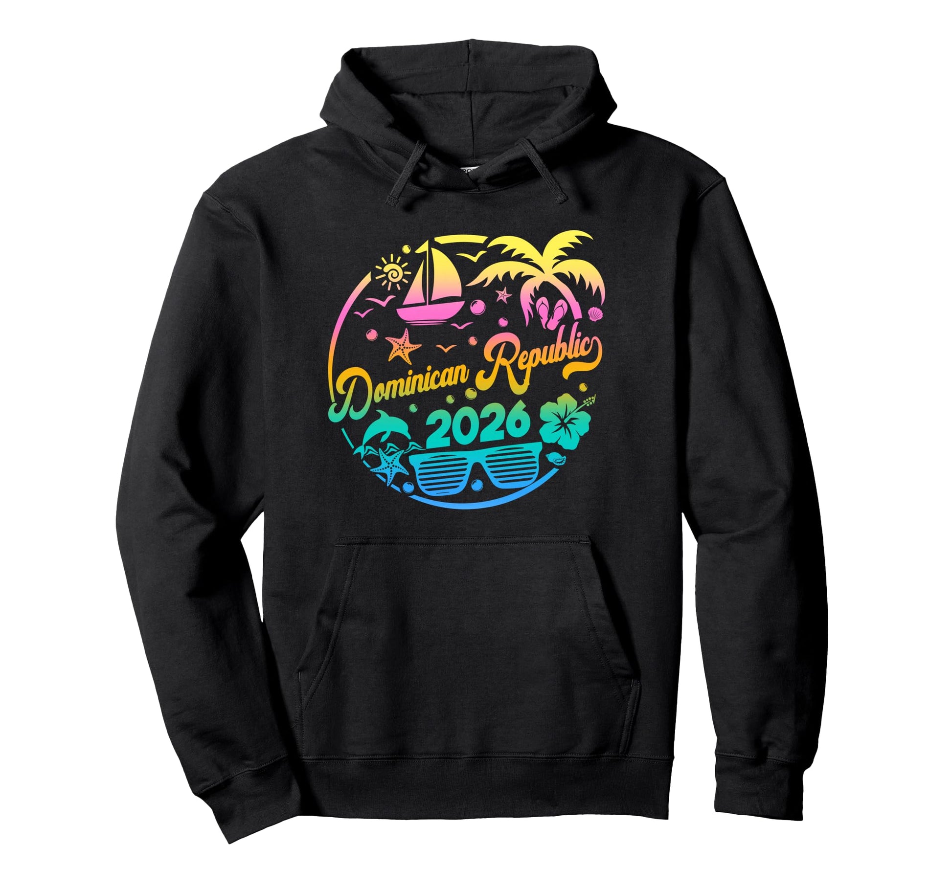 Dominican Republic 2026 Family Hoodie - Casual Everyday Wear for Adults - T-Shirt, Sweatshirt, Hoodie