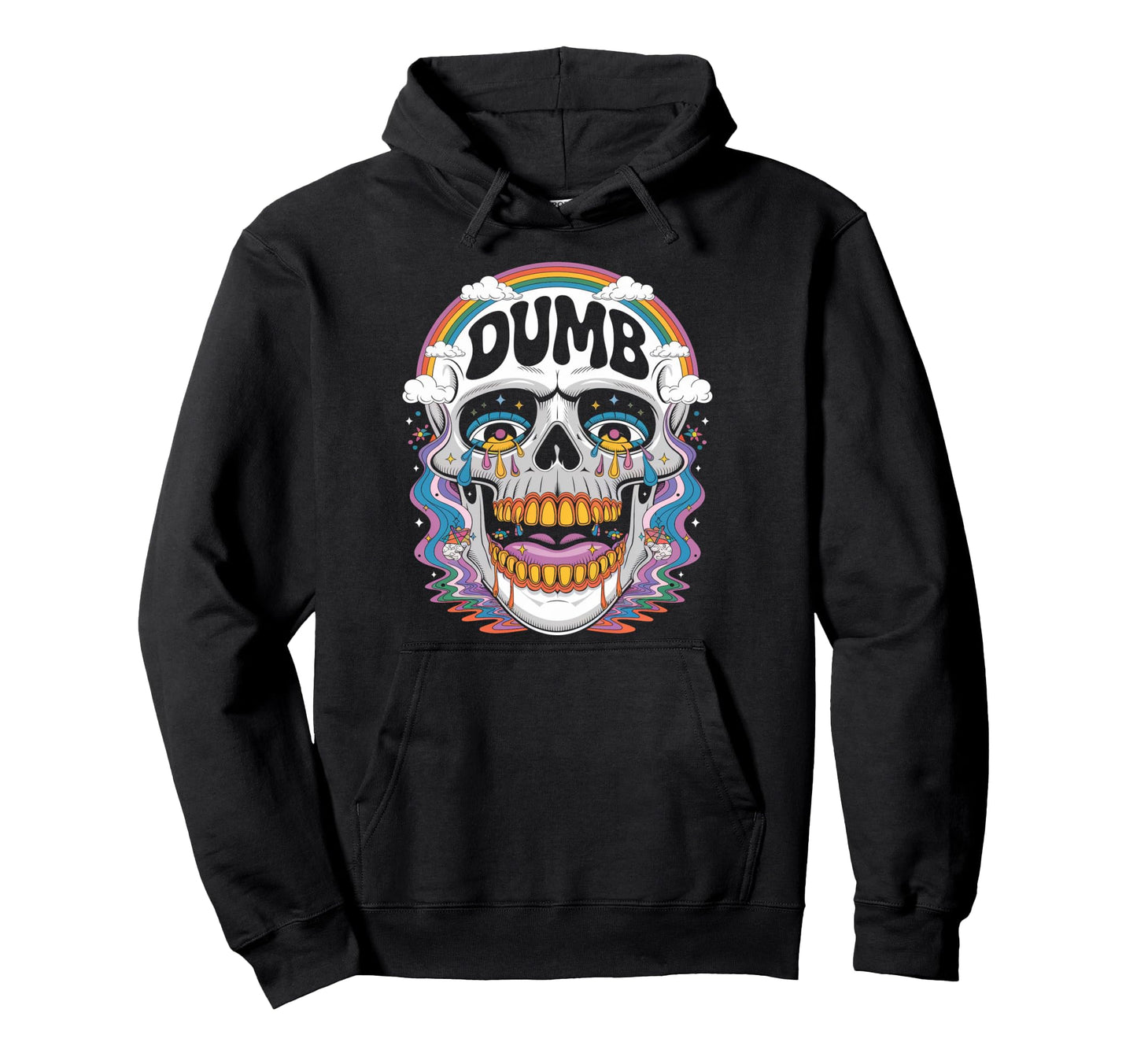 Gothic Mens Womens Tops Skeleton Meme Hoodie - Streetwear Style for Adults - T-Shirt, Sweatshirt, Hoodie