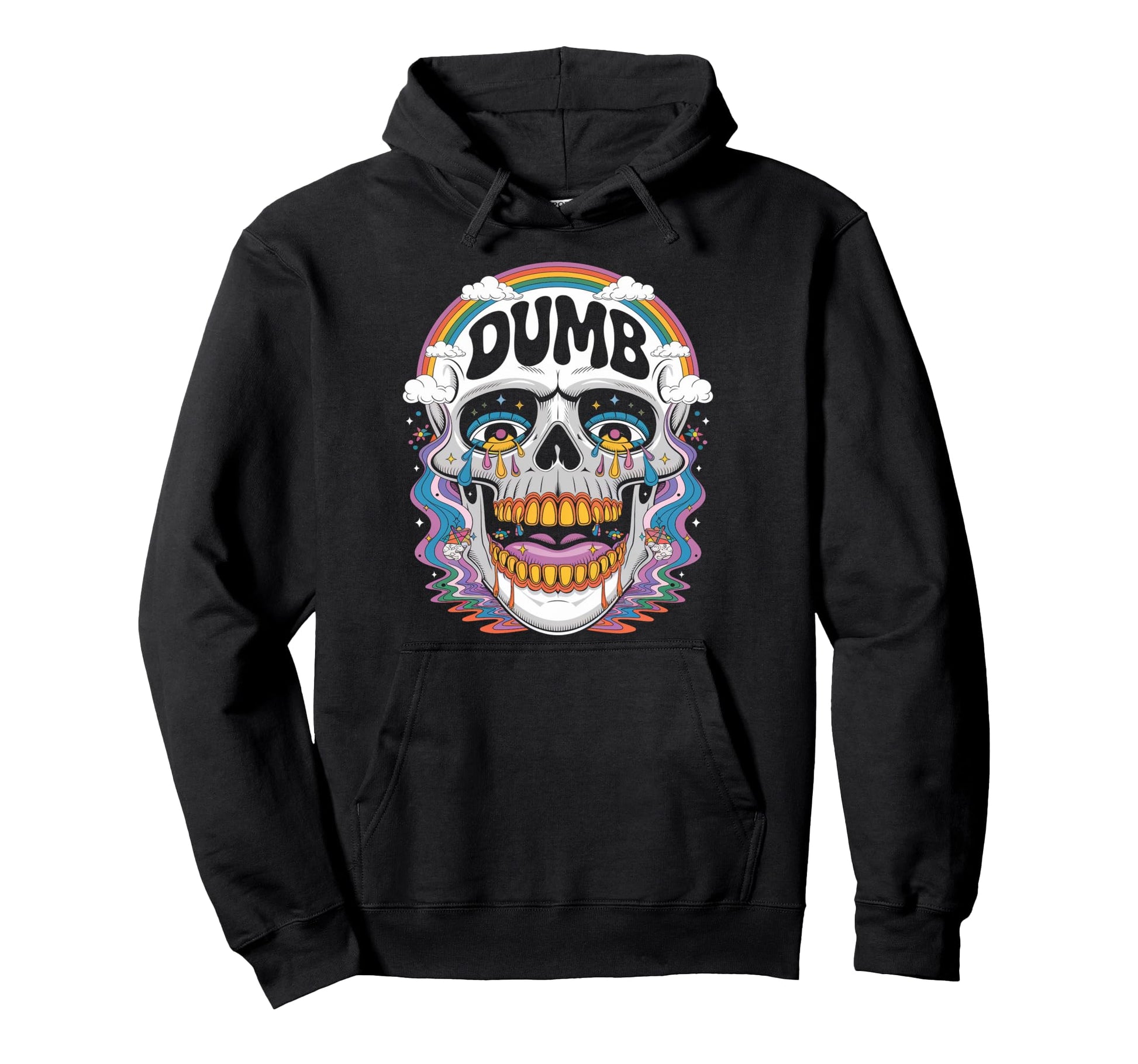Gothic Mens Womens Tops Skeleton Meme Hoodie - Streetwear Style for Adults - T-Shirt, Sweatshirt, Hoodie