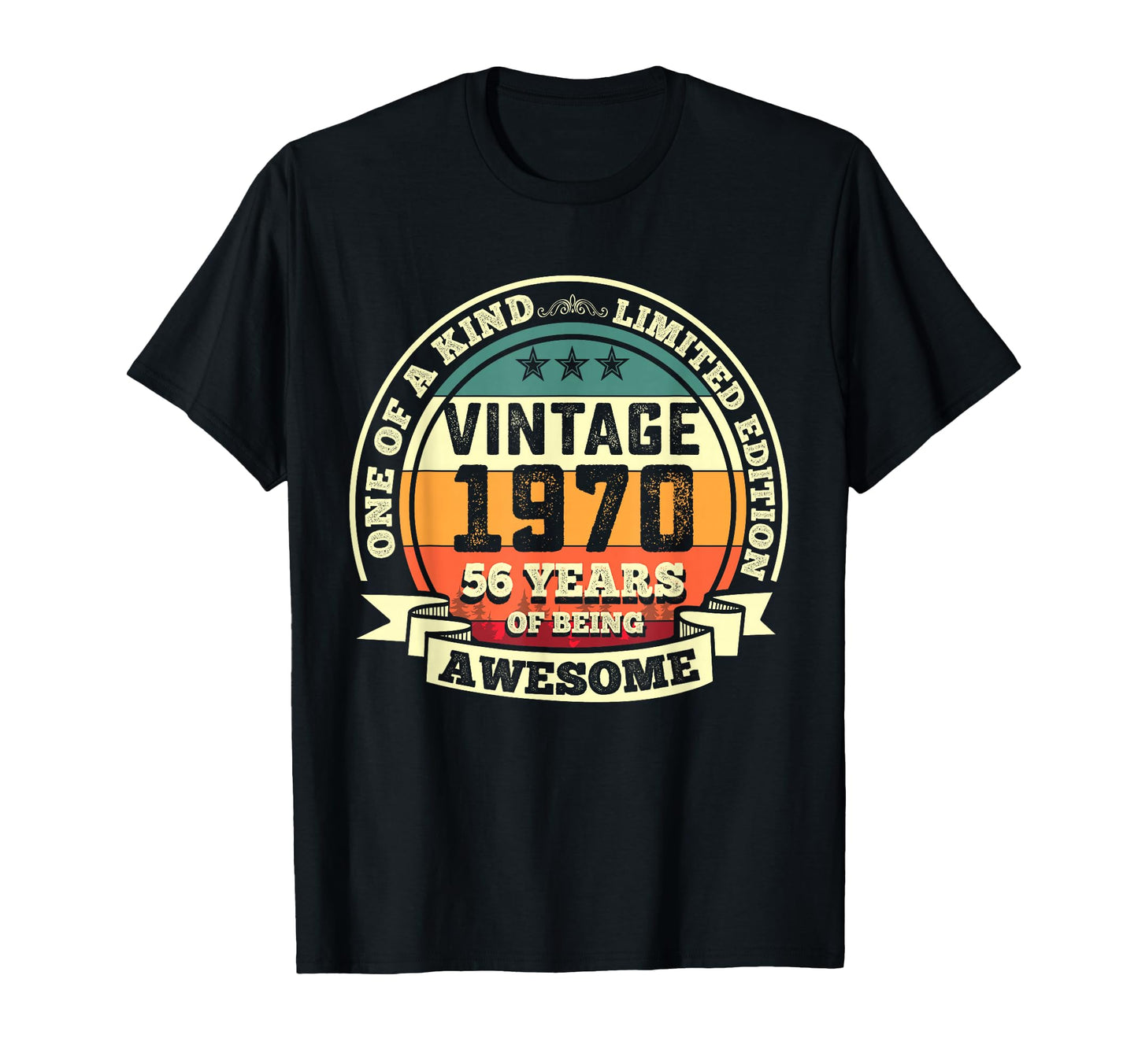 56Th Birthday Gift 56 Years Being Awesome T-Shirt - Graphic Print Unisex - T-Shirt, Sweatshirt, Hoodie