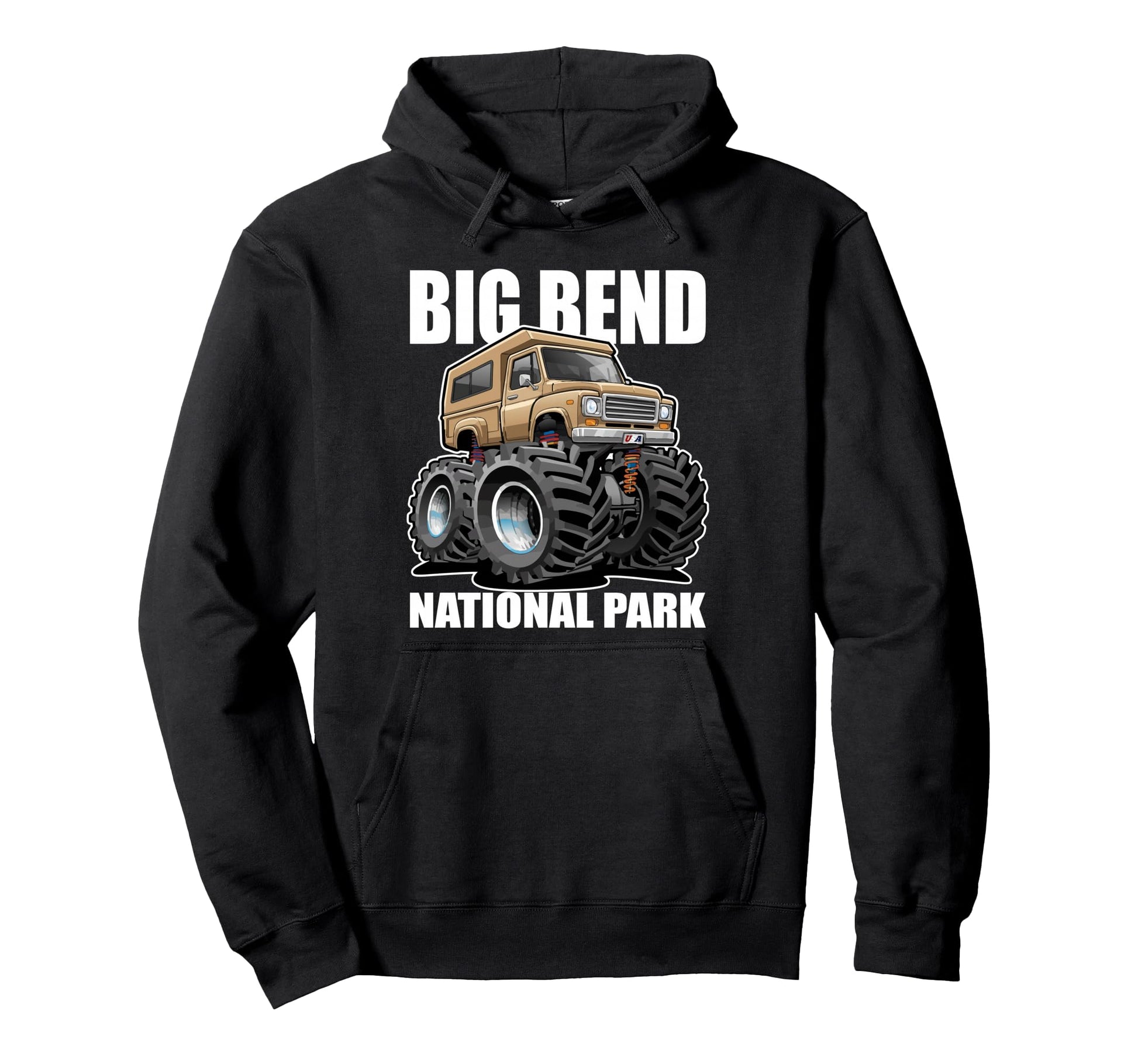 Big Bend National Park Offroad 4X4 Pick Hoodie - Custom Art Print Unisex - T-Shirt, Sweatshirt, Hoodie
