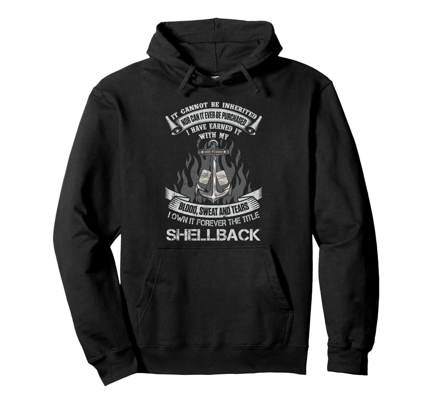 Own Forever Title Shellback Sailor Hoodie - Aesthetic Graphic for Adults - T-Shirt, Sweatshirt, Hoodie