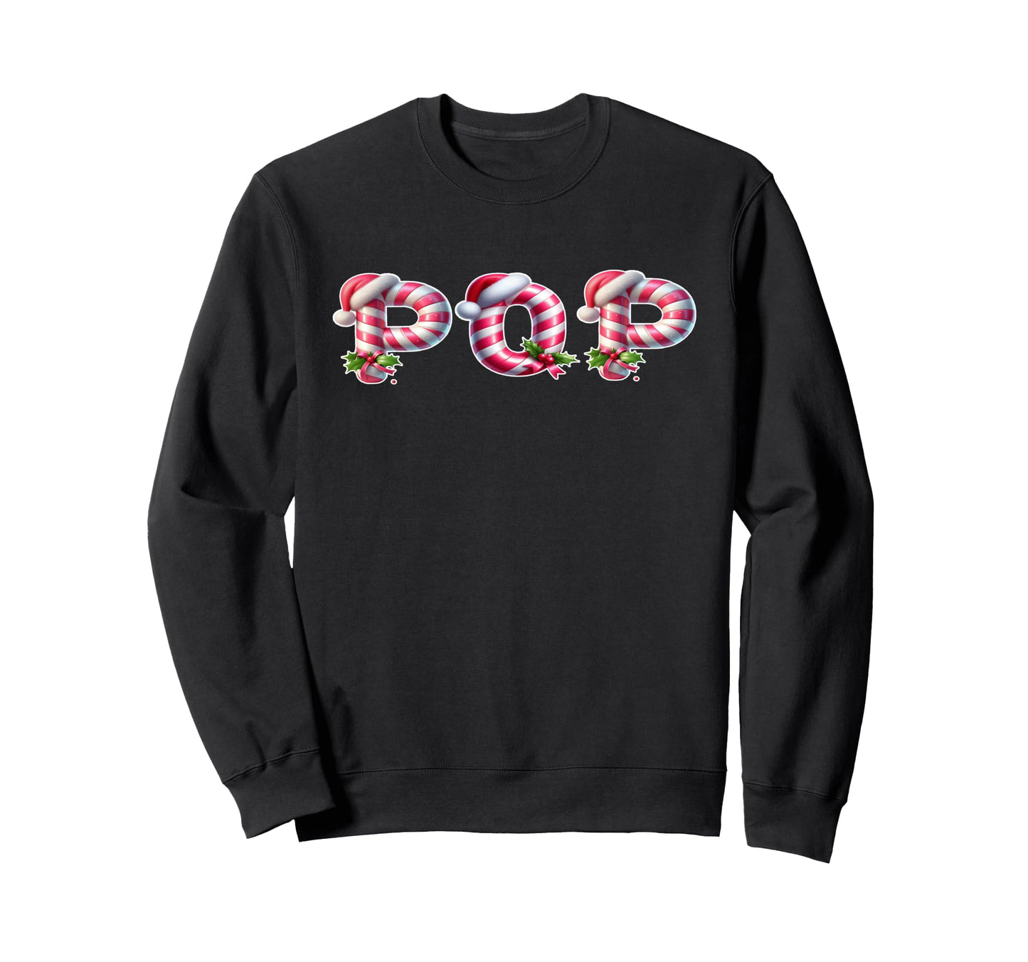 Candy Cane Daddy Pop Party Sweatshirt - Graphic Print for Adults - T-Shirt, Sweatshirt, Hoodie