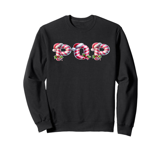 Candy Cane Daddy Pop Party Sweatshirt - Graphic Print for Adults - T-Shirt, Sweatshirt, Hoodie