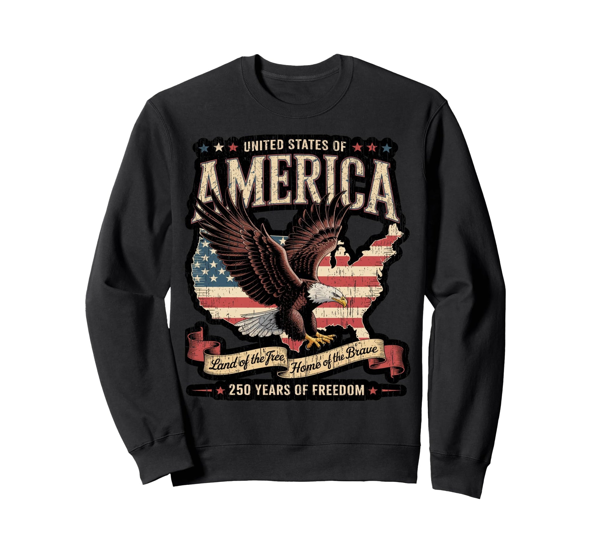 250Th Anniversary America Usa Sweatshirt - Unique Graphic for Adults - T-Shirt, Sweatshirt, Hoodie