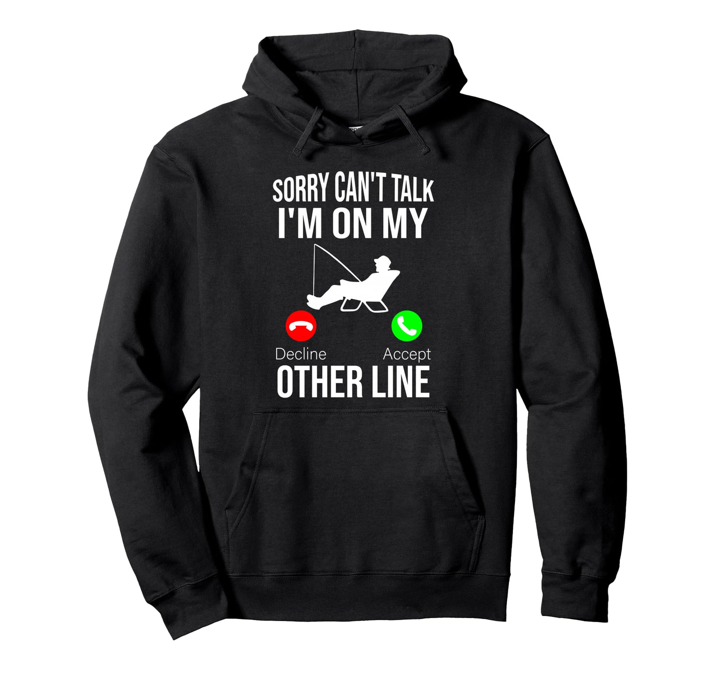 Funny Fishing Dad Funny Reel Fish Hoodie - Fun Novelty Design for Adults - T-Shirt, Sweatshirt, Hoodie