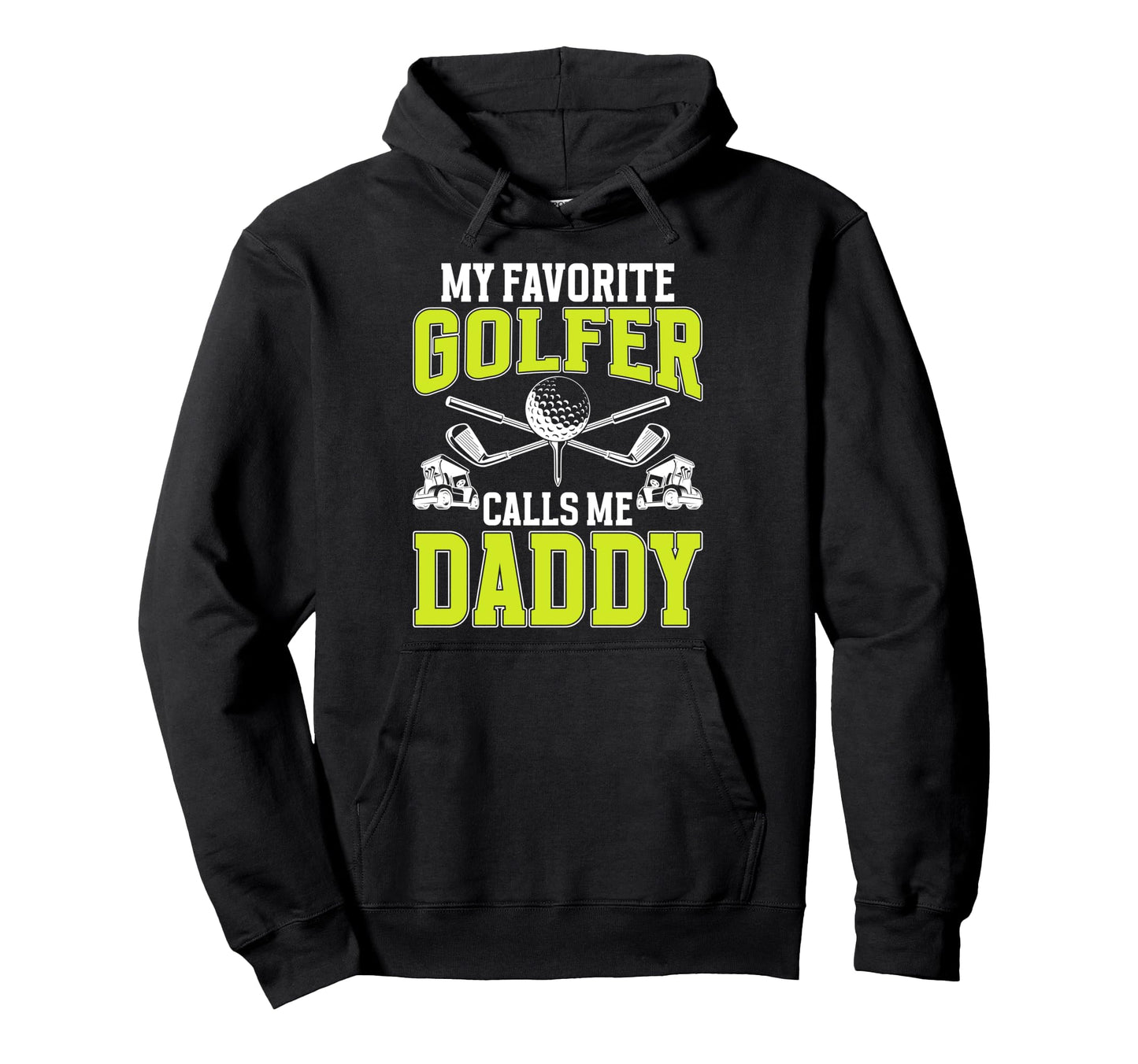 Proud Golf Dad Golf Player Dad Golfer Hoodie - Unique Graphic Men Women - T-Shirt, Sweatshirt, Hoodie