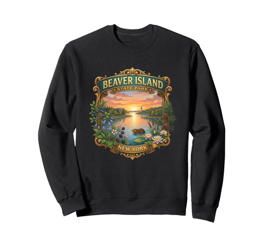 Beaver Island State Park New York Sweatshirt - Trendy Graphic Men Women - T-Shirt, Sweatshirt, Hoodie