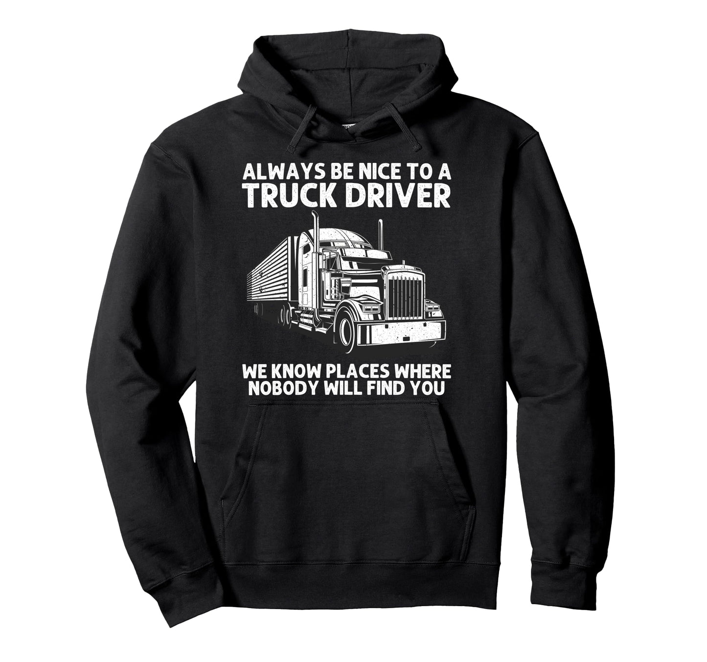 Best Truck Driver Art Dad Trucking Cdl Hoodie - Graphic Print Men Women - T-Shirt, Sweatshirt, Hoodie