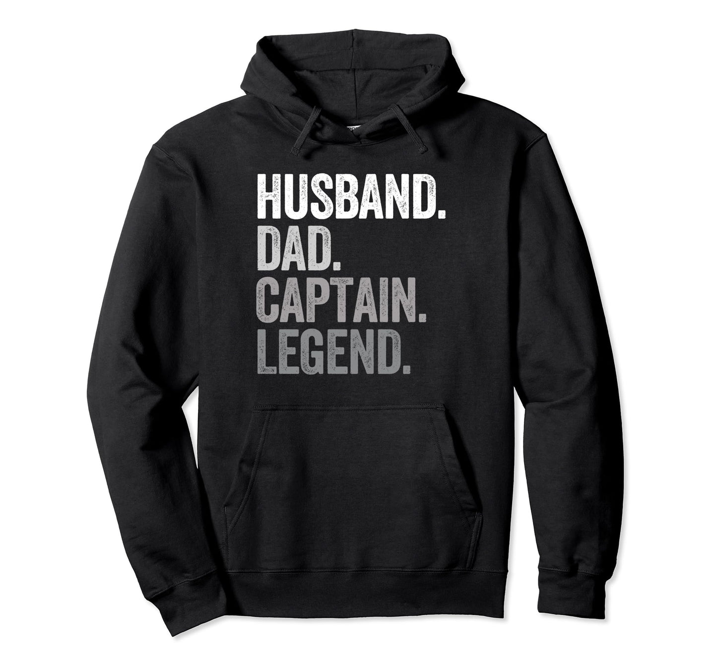 Husband Dad Captain Funny Boating Boat Owner Hoodie - Graphic Print Unisex - T-Shirt, Sweatshirt, Hoodie
