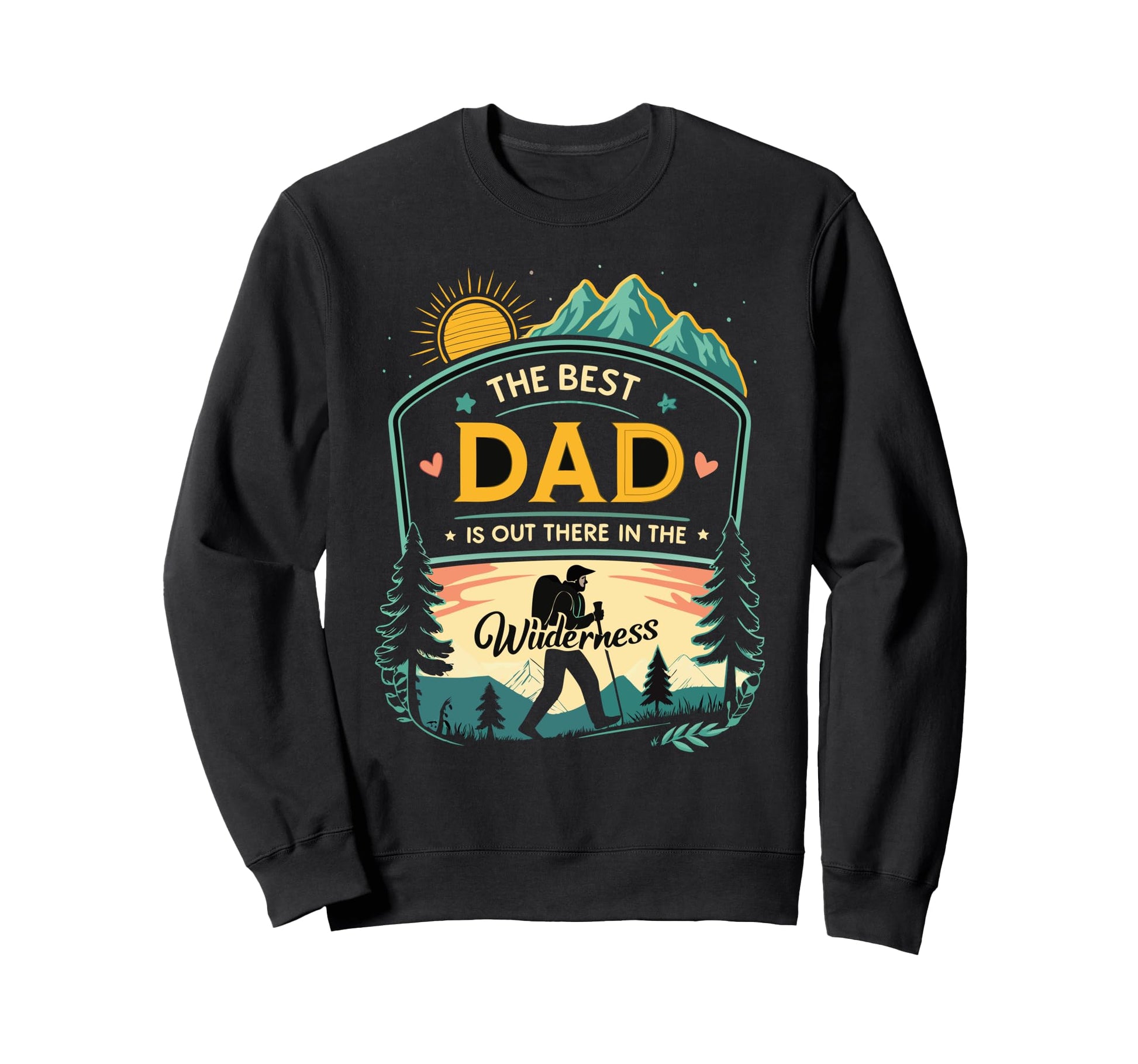 Campfire Adventure Best Dad Sweatshirt - Casual Everyday Wear Men Women - T-Shirt, Sweatshirt, Hoodie