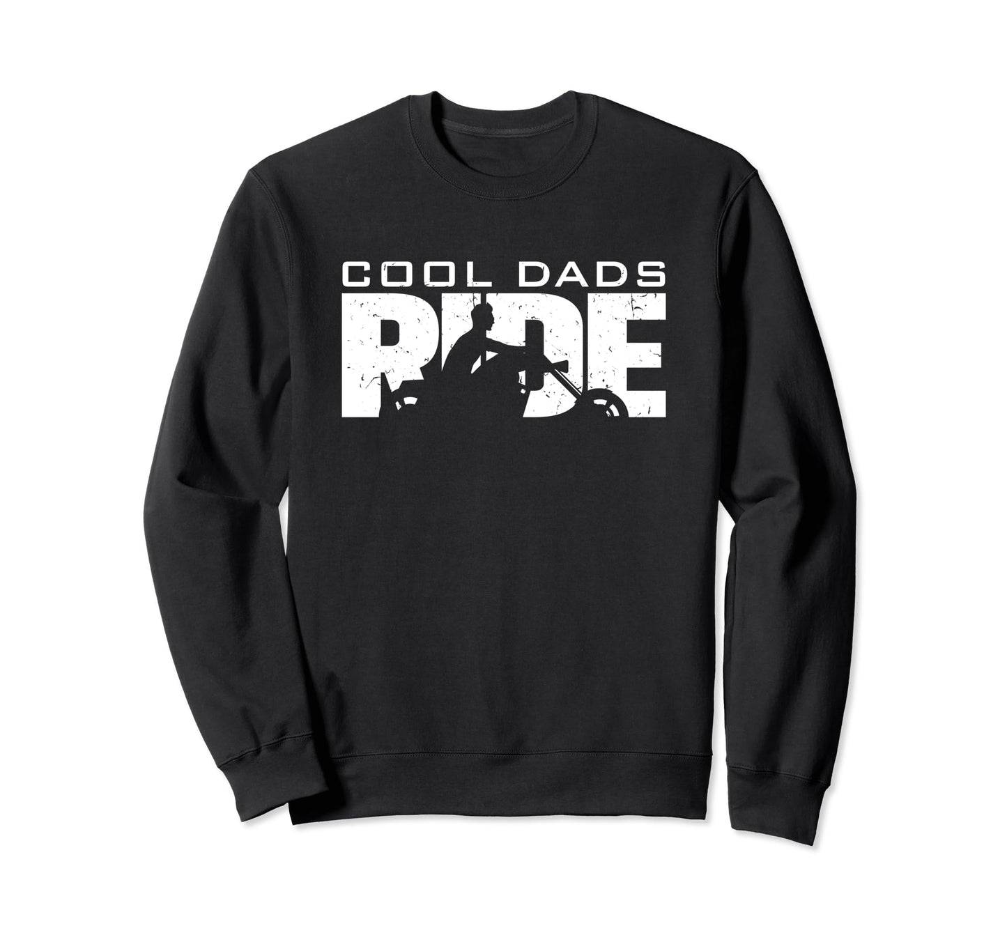 Biker Dads Ride Motorcycle Sweatshirt - Minimalist Print Unisex - T-Shirt, Sweatshirt, Hoodie