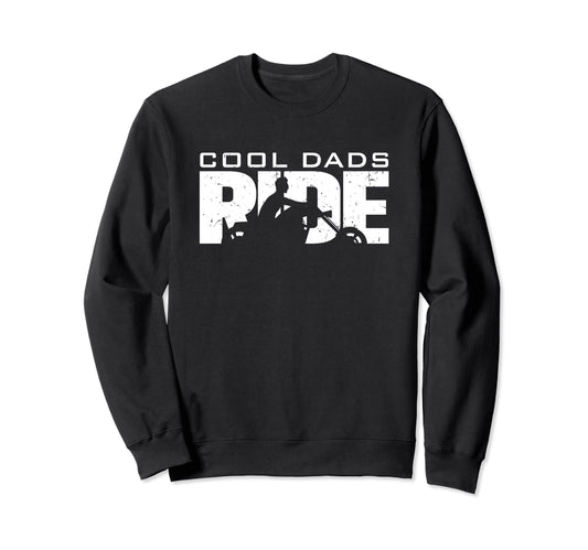 Biker Dads Ride Motorcycle Sweatshirt - Minimalist Print Unisex - T-Shirt, Sweatshirt, Hoodie