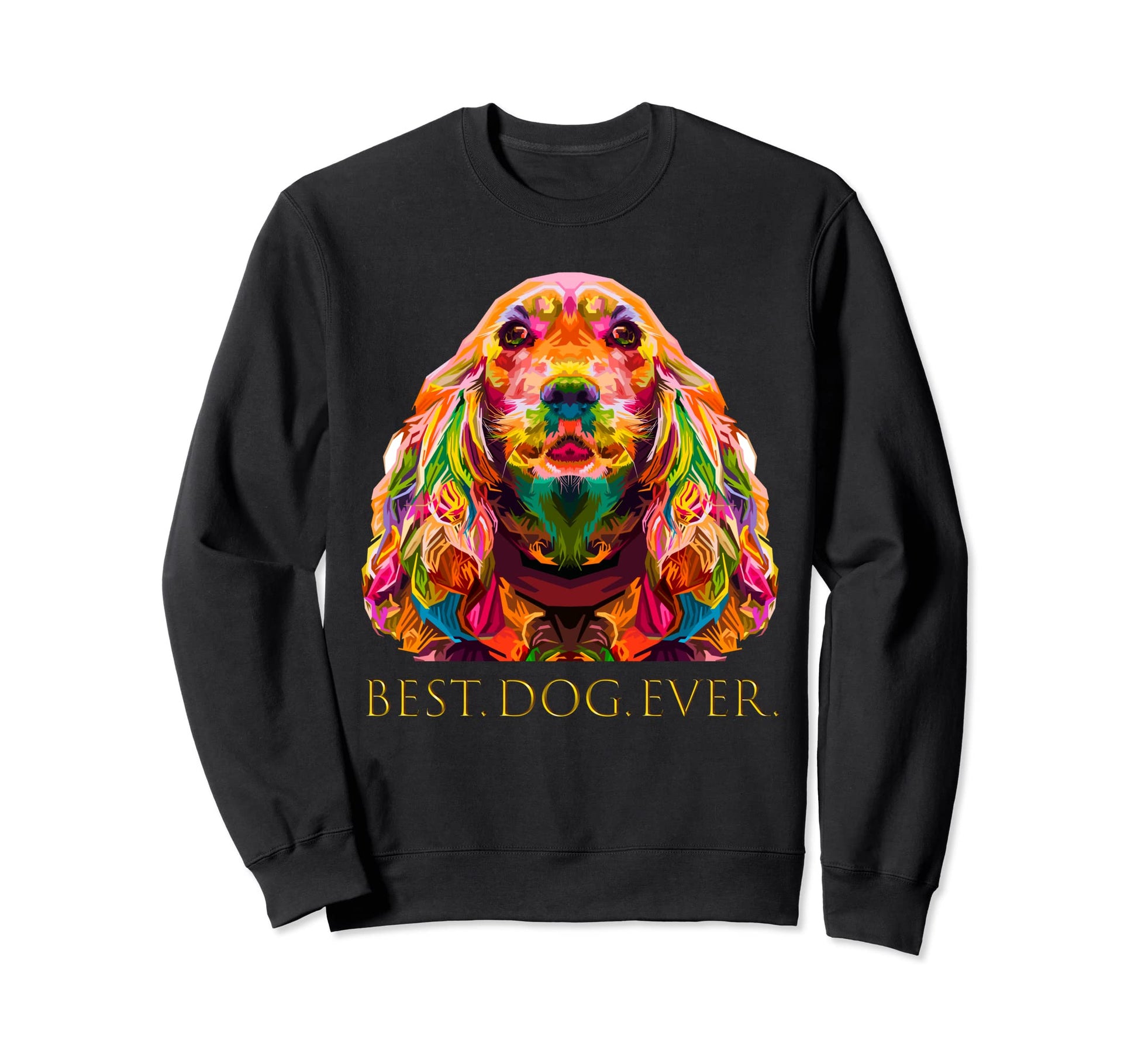 English Cocker Spaniel Pop Art Sweatshirt - Casual Everyday Wear Unisex - T-Shirt, Sweatshirt, Hoodie