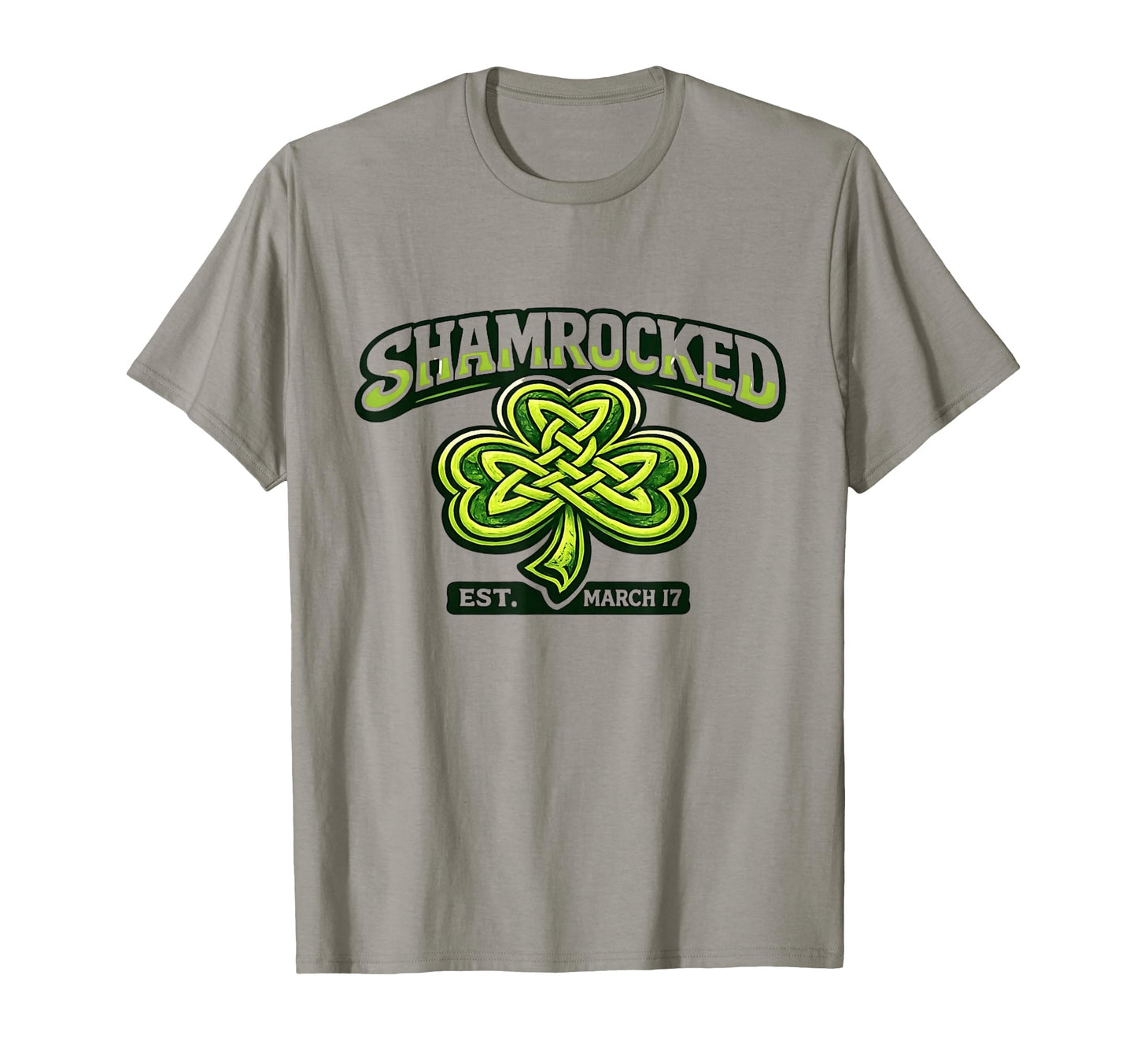 Shamrocked March 17Th Hockey Dad St T-Shirt - Unique Graphic Unisex - T-Shirt, Sweatshirt, Hoodie