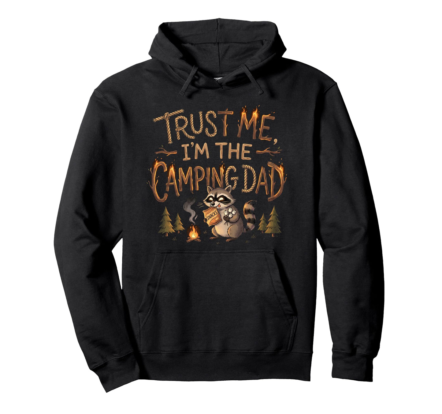 Funny Dad Camping Adventure Outdoor Gift Hoodie - Graphic Print Men Women - T-Shirt, Sweatshirt, Hoodie