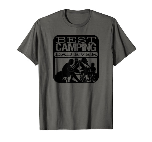 Camping Funny Best Camping Dad Ever T-Shirt - Trendy Graphic Men Women - T-Shirt, Sweatshirt, Hoodie