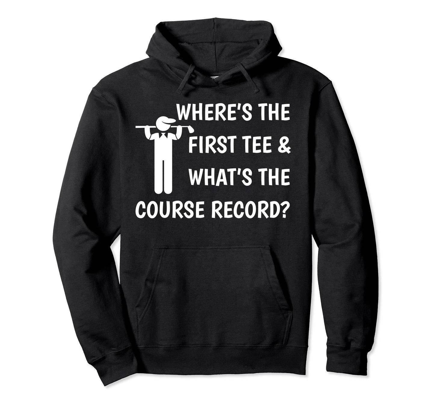 Mens Golf Funny Golfer First Golf Hoodie - Aesthetic Graphic Men Women - T-Shirt, Sweatshirt, Hoodie