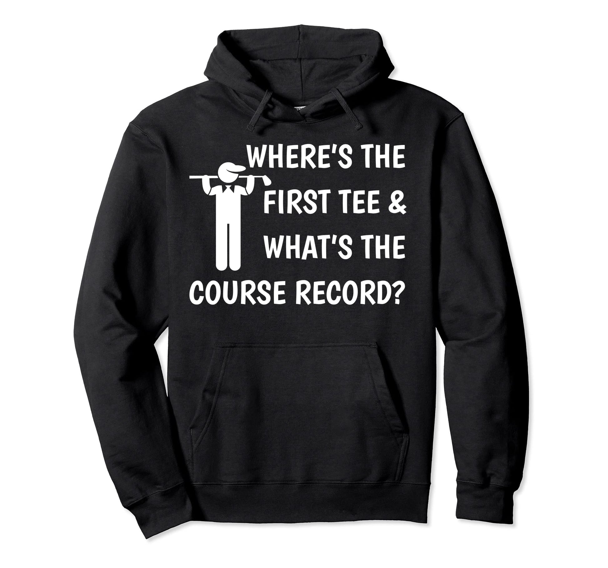 Mens Golf Funny Golfer First Golf Hoodie - Aesthetic Graphic Men Women - T-Shirt, Sweatshirt, Hoodie