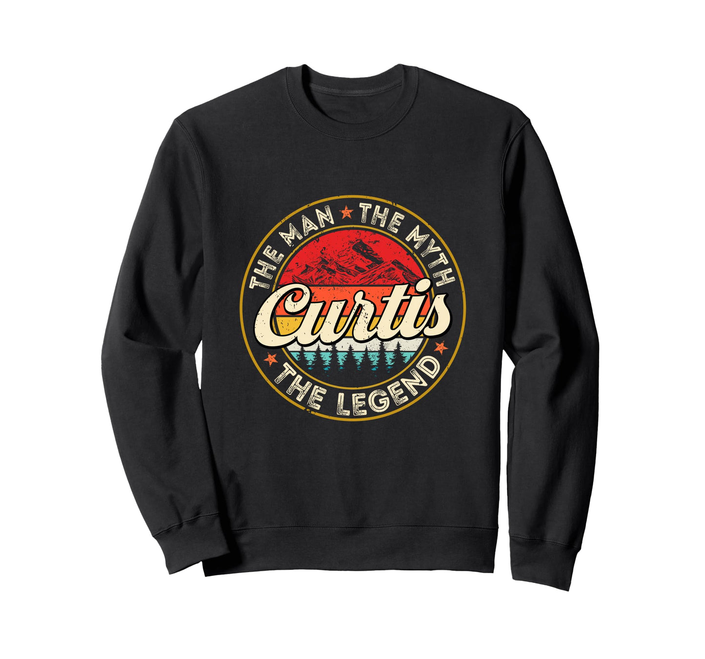 Curtis Myth Legend Personalized Sweatshirt - Aesthetic Graphic for Adults - T-Shirt, Sweatshirt, Hoodie