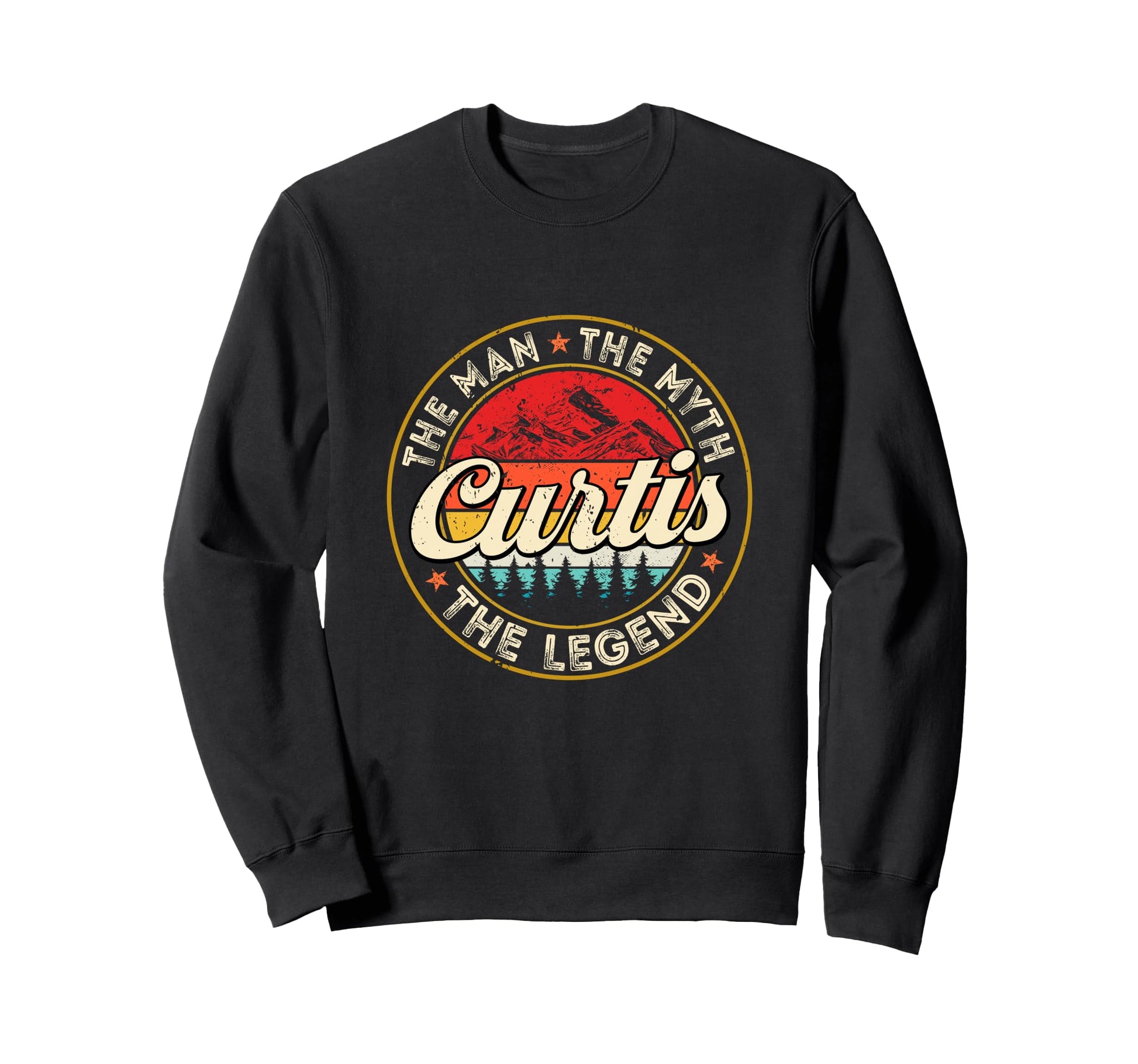 Curtis Myth Legend Personalized Sweatshirt - Aesthetic Graphic for Adults - T-Shirt, Sweatshirt, Hoodie