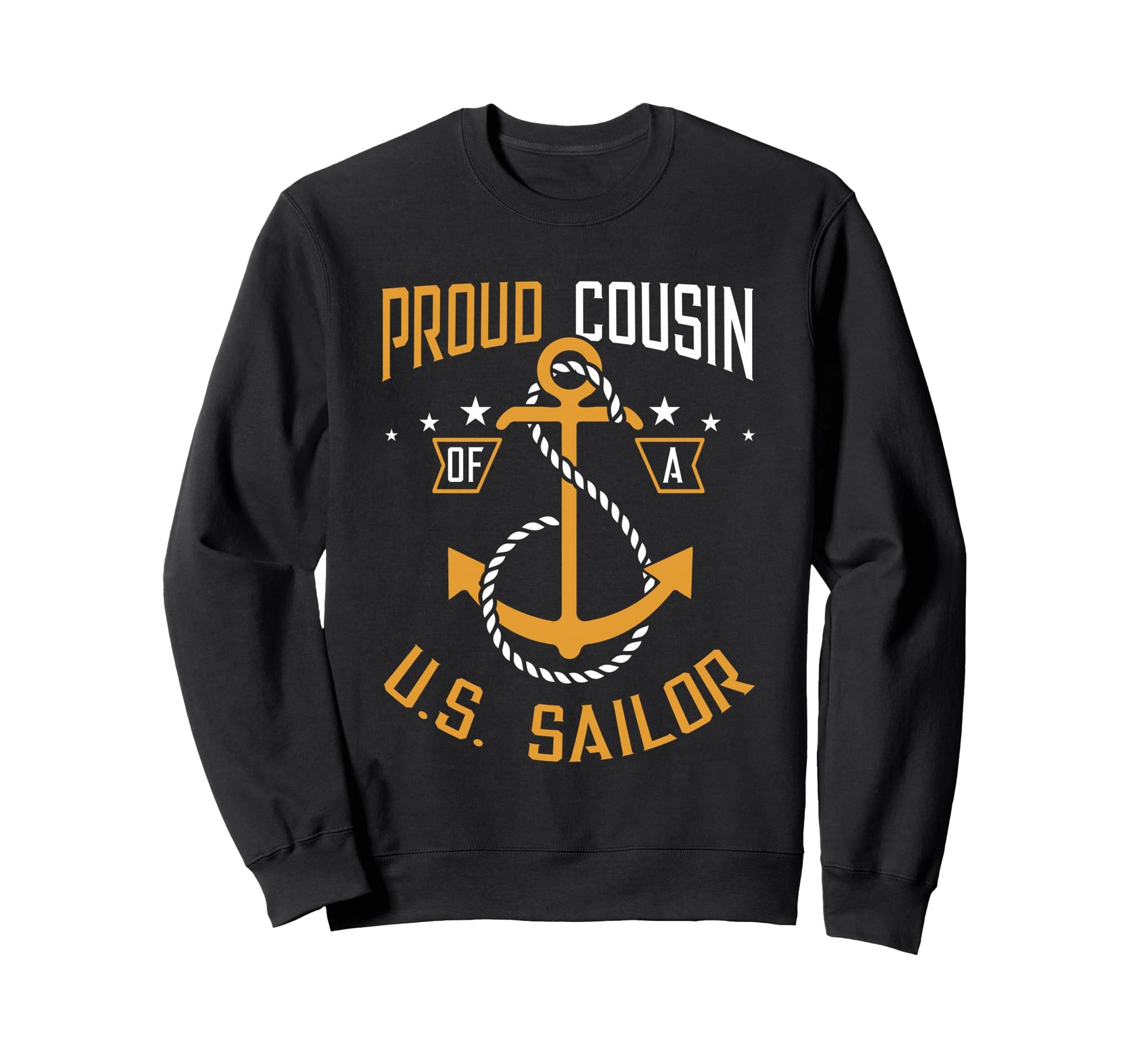 Proud Cousin Us Sailor Anchor Nautical Sweatshirt - Unique Graphic Unisex - T-Shirt, Sweatshirt, Hoodie