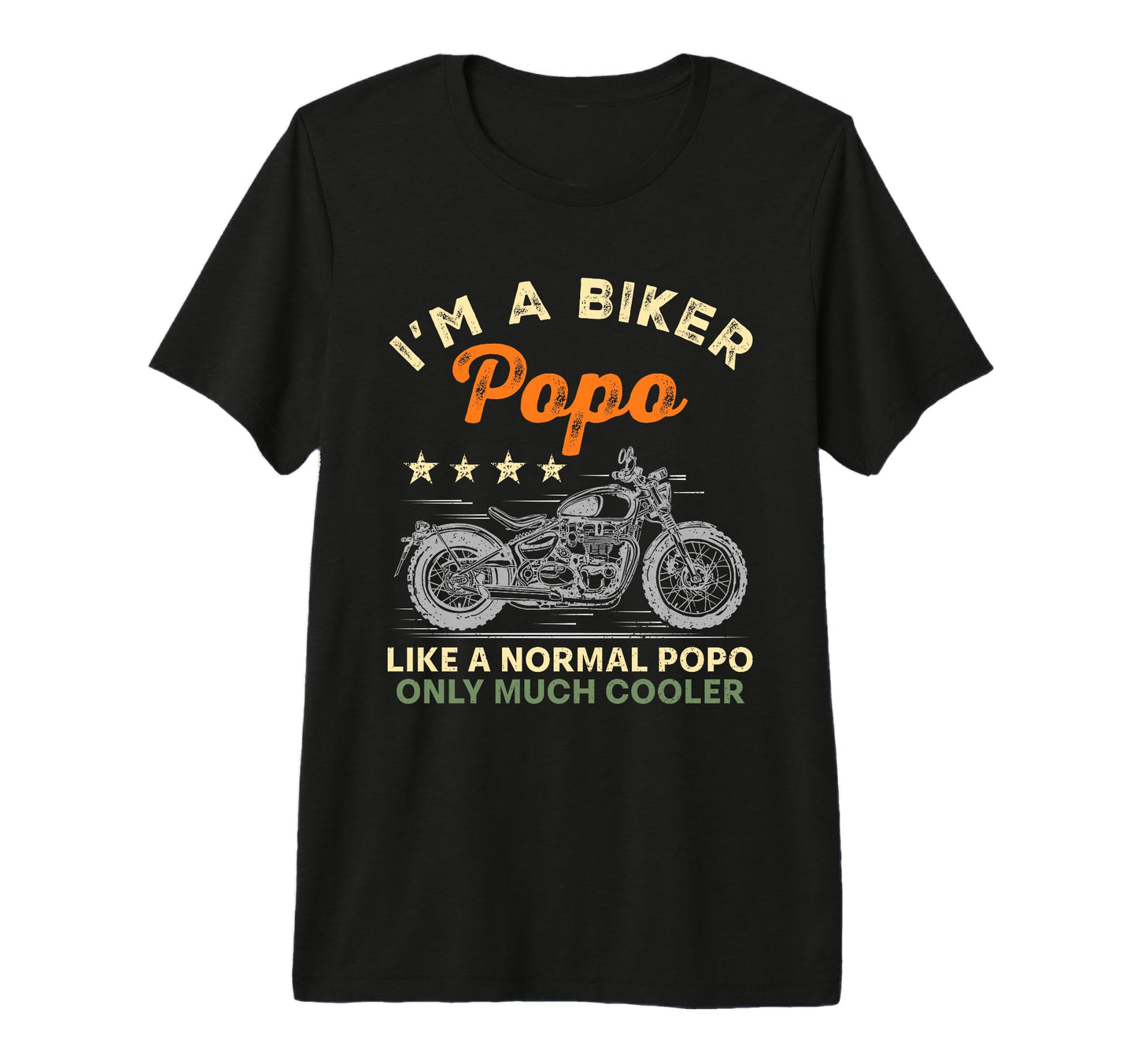 Mens Im Biker Popo Motorcycle Rider T-Shirt - Unique Graphic Men Women - T-Shirt, Sweatshirt, Hoodie