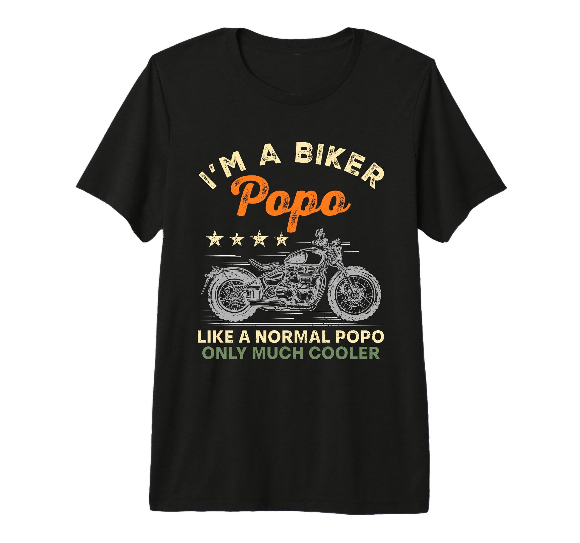 Mens Im Biker Popo Motorcycle Rider T-Shirt - Unique Graphic Men Women - T-Shirt, Sweatshirt, Hoodie