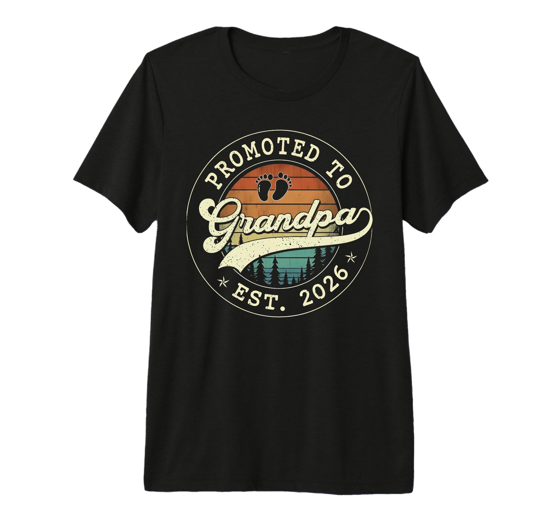 Promoted To Grandpa Est 2026 Soon To Be T-Shirt - Trendy Graphic Unisex - T-Shirt, Sweatshirt, Hoodie